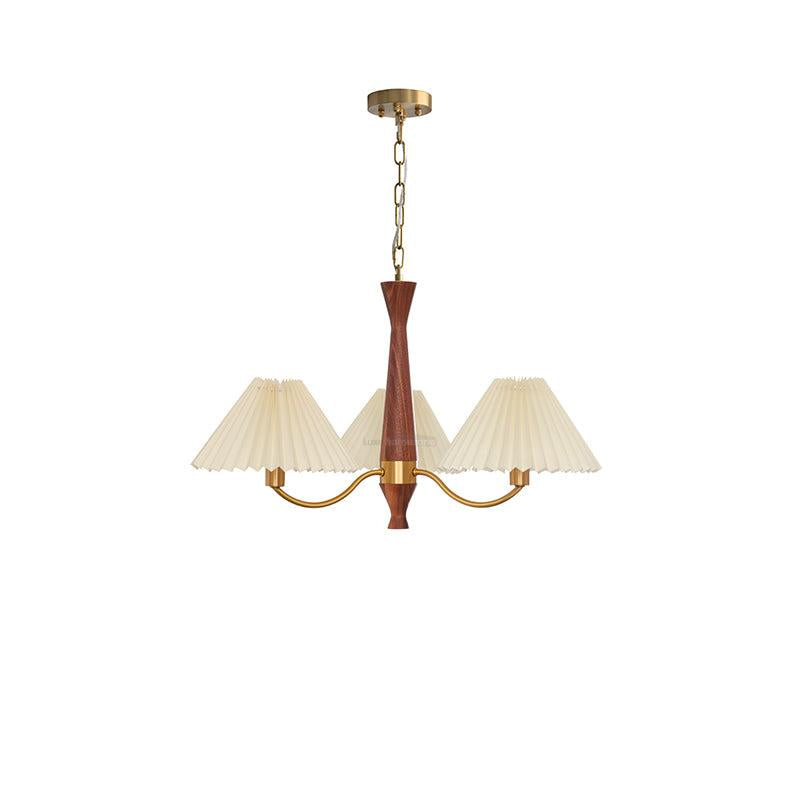 Pleated Chandelier with 3/6/8 heads - Variety-1-Luxehomezone