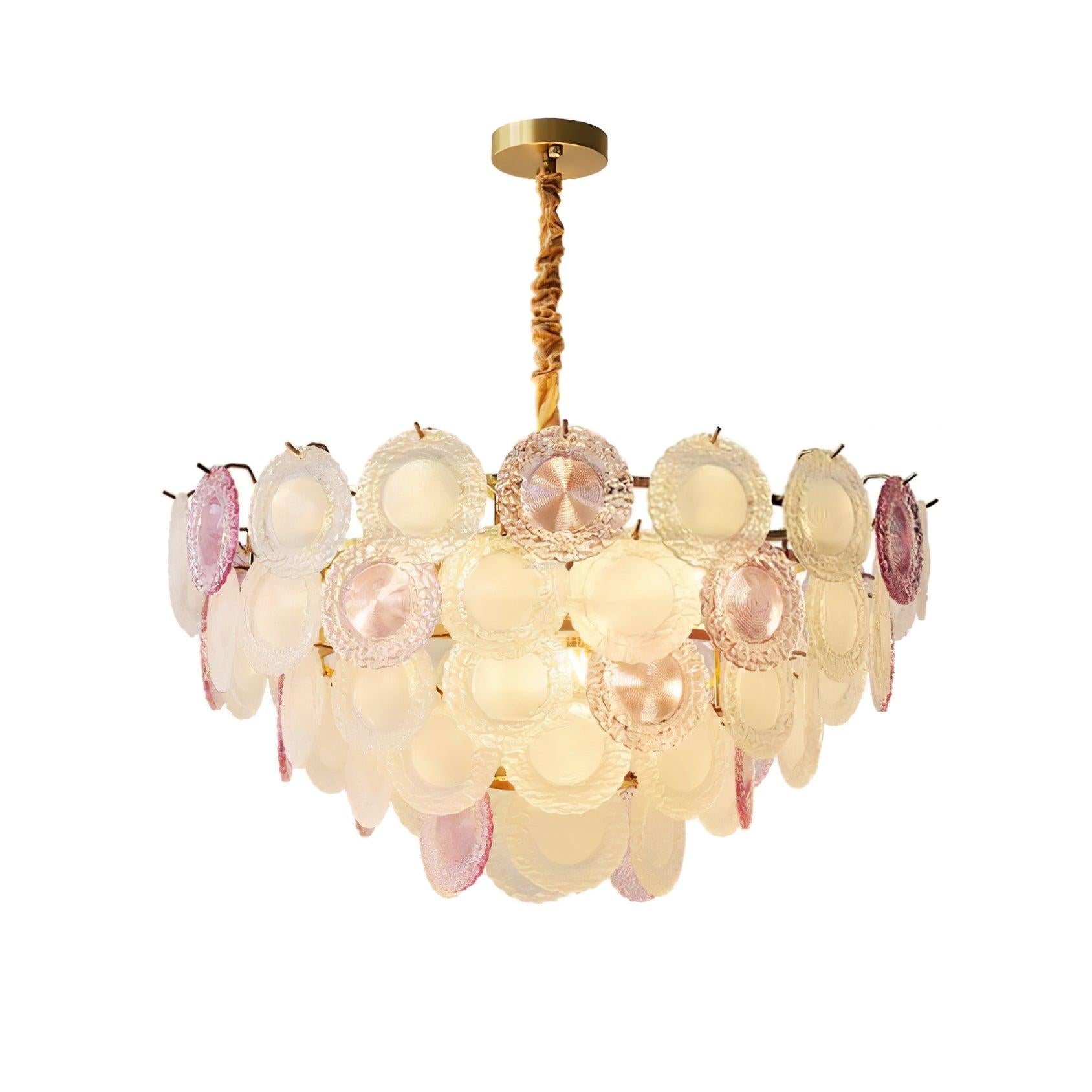 Rainbow Chandelier with Round/Long canopy - Luxehomezone