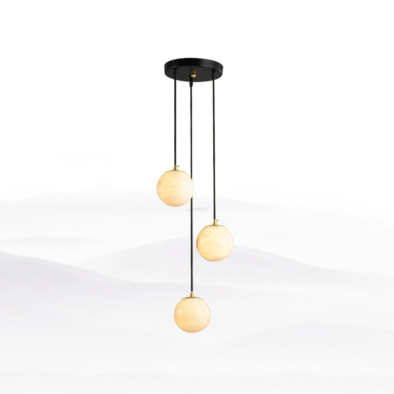 Alabaster Balls Cluster Chandelier with 3/5/7/9/16/18 heads - Luxehomezone