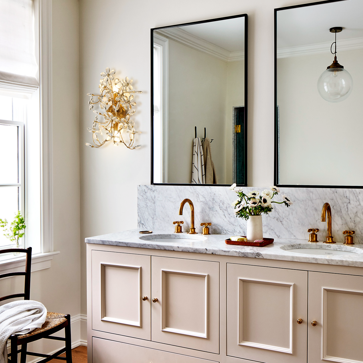 Crystal Flowers Fiore 2-Light Wall Sconce - All Products, Bedroom, Branch, Crystal, Dinner Room, Fiore Series, Ins Review, Wall Sconce- Wall Sconce1-Luxehomezone
