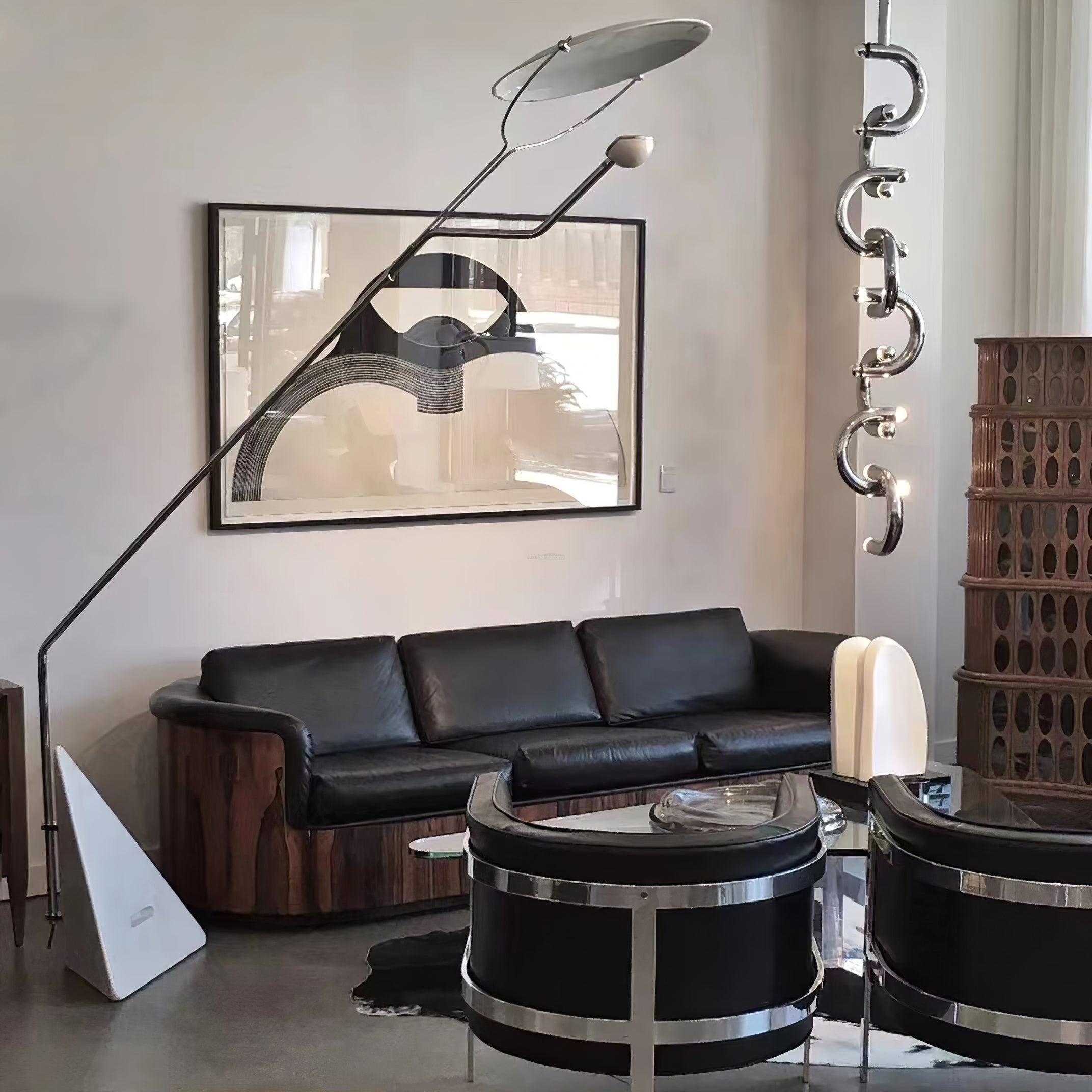 Salocchi Marble Floor Lamp  L 57.1″ - Luxehomezone