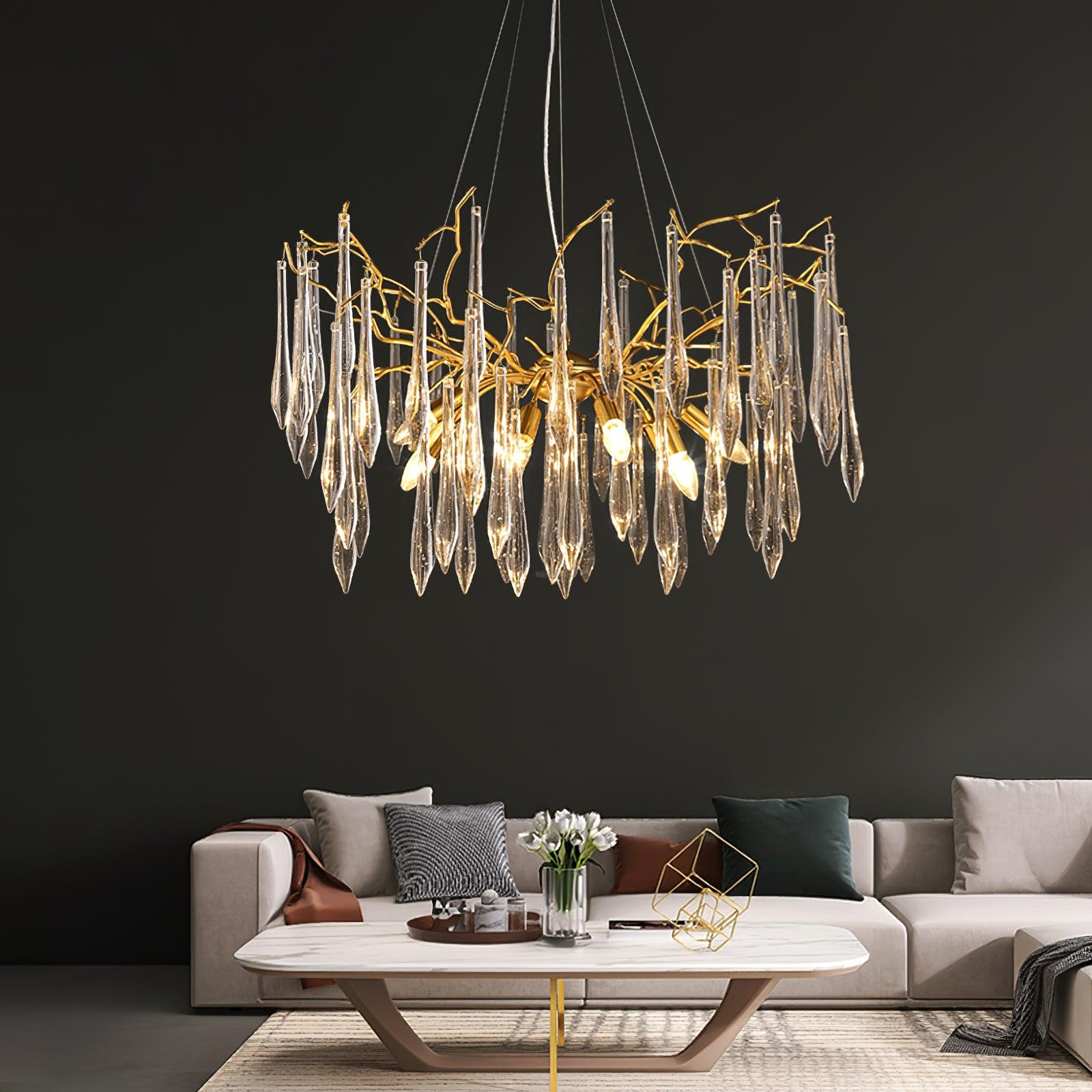 Aqua Funnel Chandelier with 8/10/12 heads - Branch-1-Luxehomezone