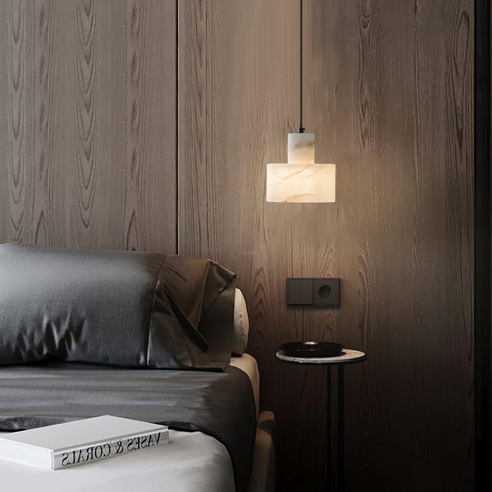 Cyls Pendant Alabaster Light - Luxehomezone