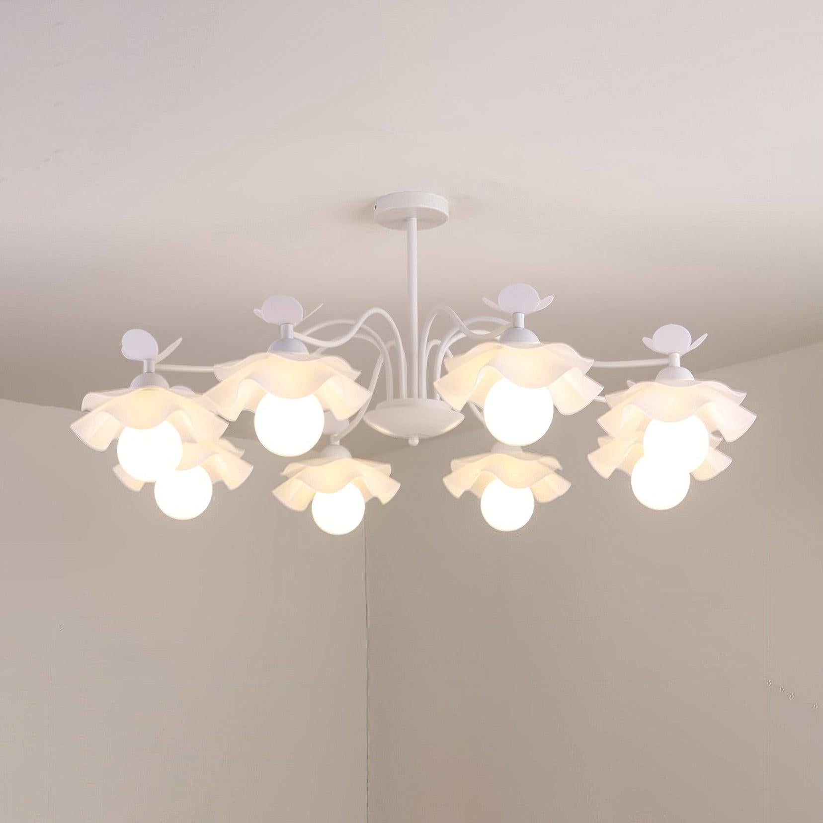 Murano Acrylic Chandelier with 3/5/8 heads - Zahara-1-Luxehomezone