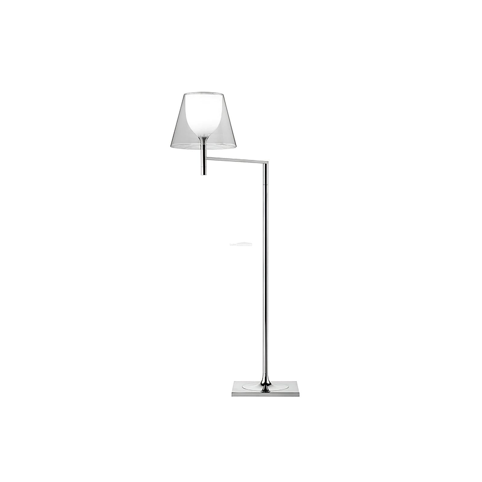Chrome Prism Bending Floor Lamps - Bent-1-Luxehomezone
