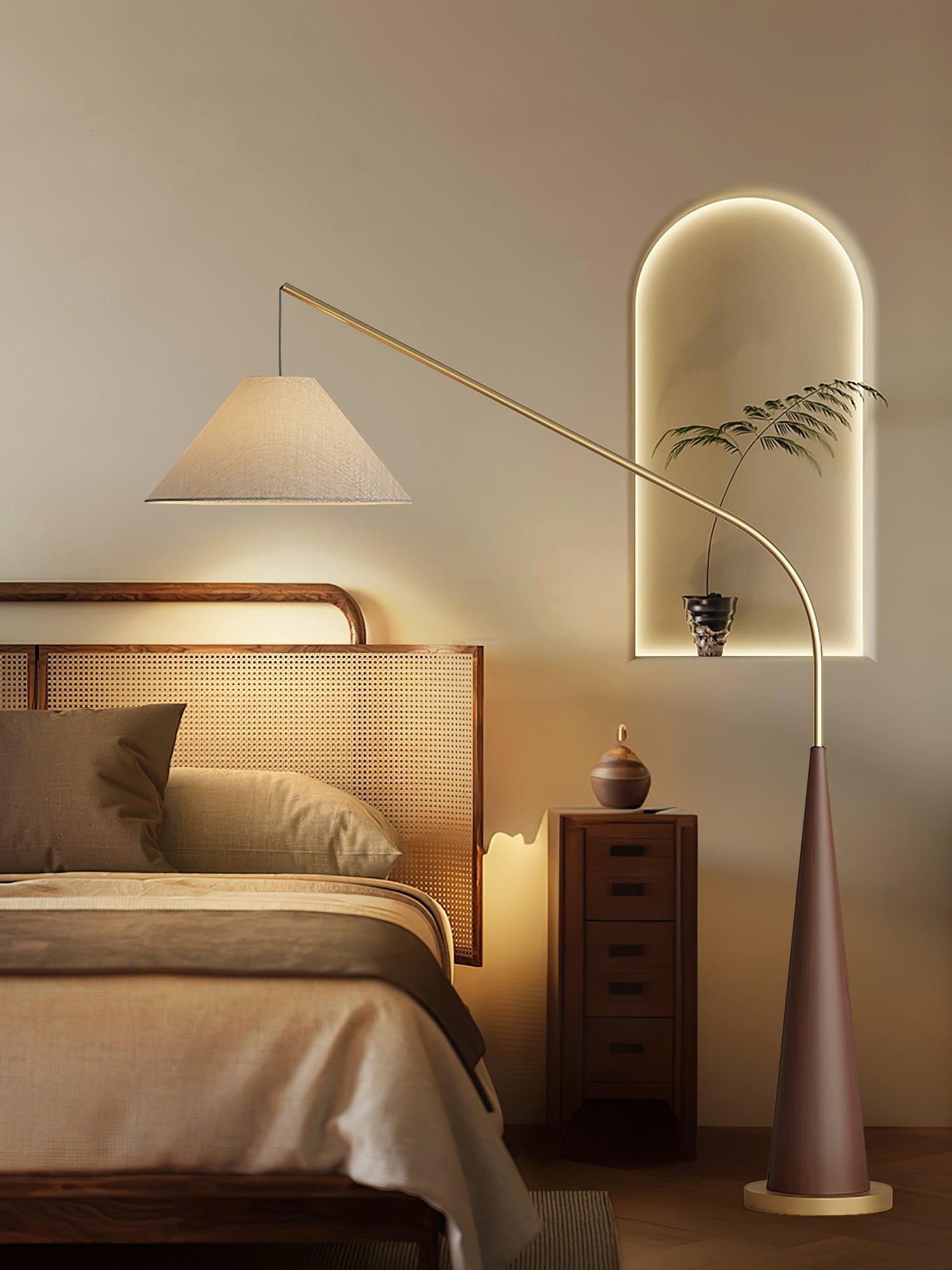 Gibson Arc Floor Lamp L 59.1″ - Bent-1-Luxehomezone