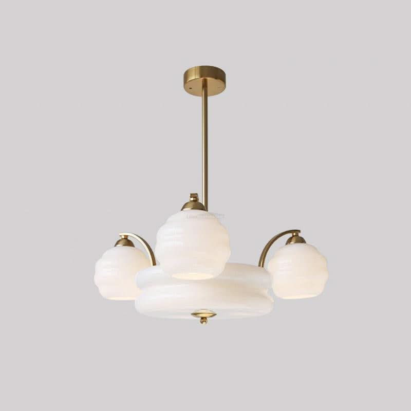 Art Deco Vintage Chandelier with 3+1 heads/5+1 heads - Luxehomezone