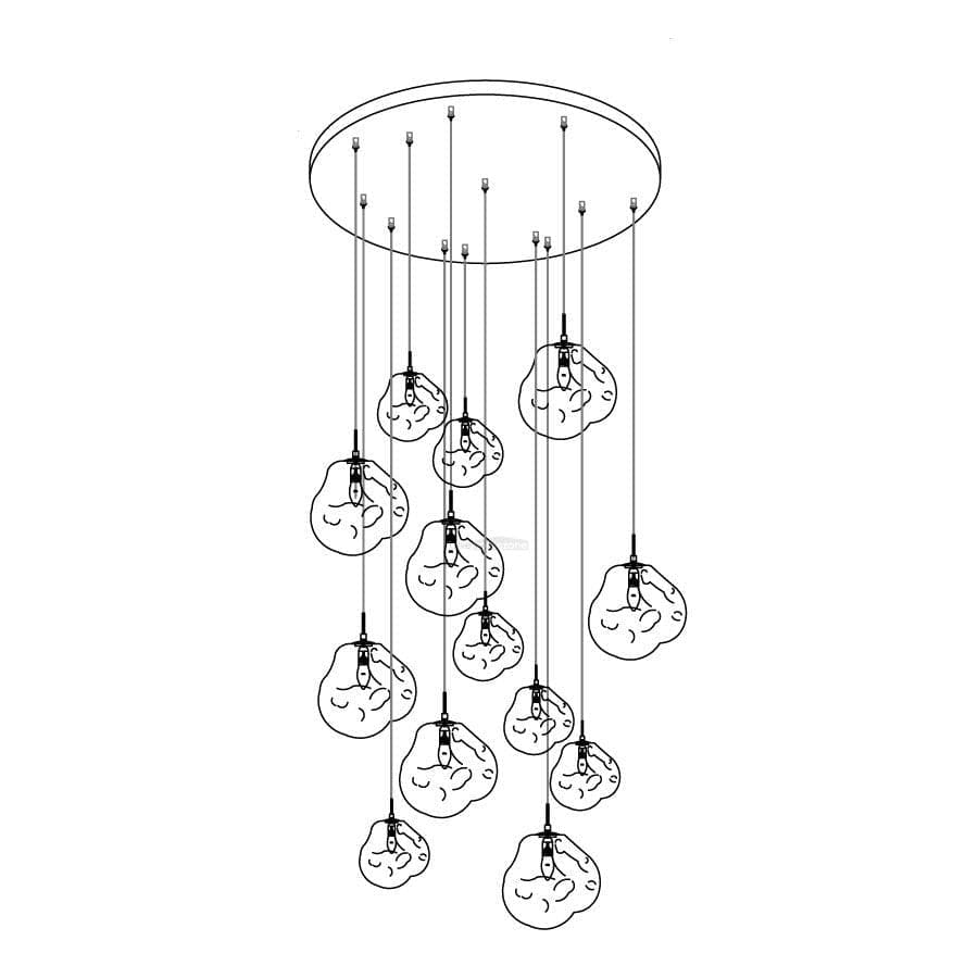 Lava Round Pendant - Luxehomezone