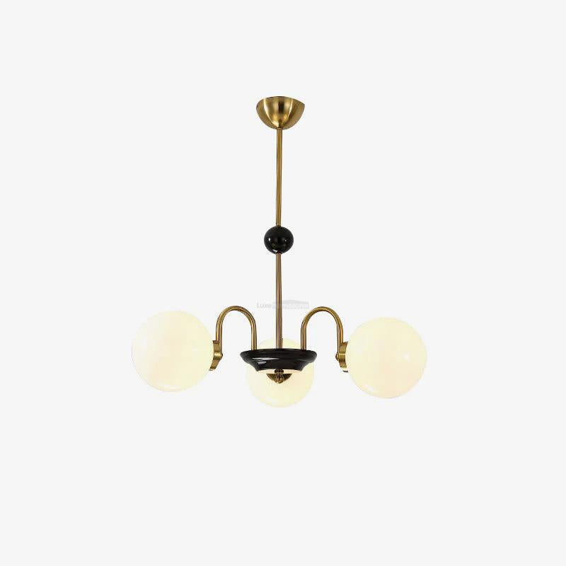 Yisu Glass Globe Chandelier with 3/4/5/6/8 heads - Bend, Marshmallow Chandelier, Optimized-1-Luxehomezone
