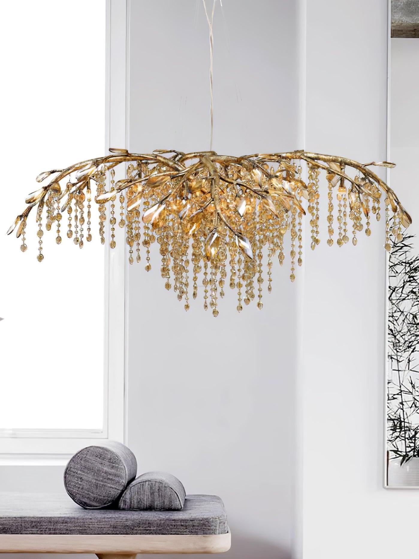 Autumn Twilight Round/Linear Chandelier - Branch-1-Luxehomezone