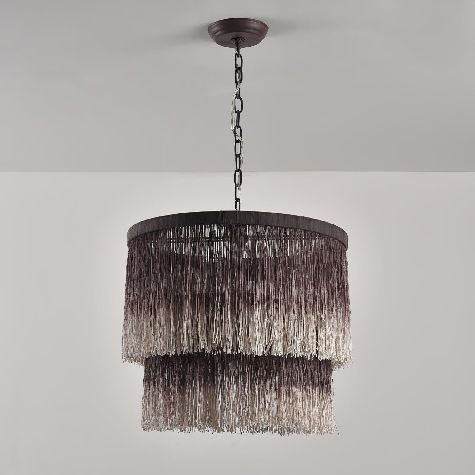 Tassel Chandelier ∅ 17.7″ - Tassel-1-Luxehomezone