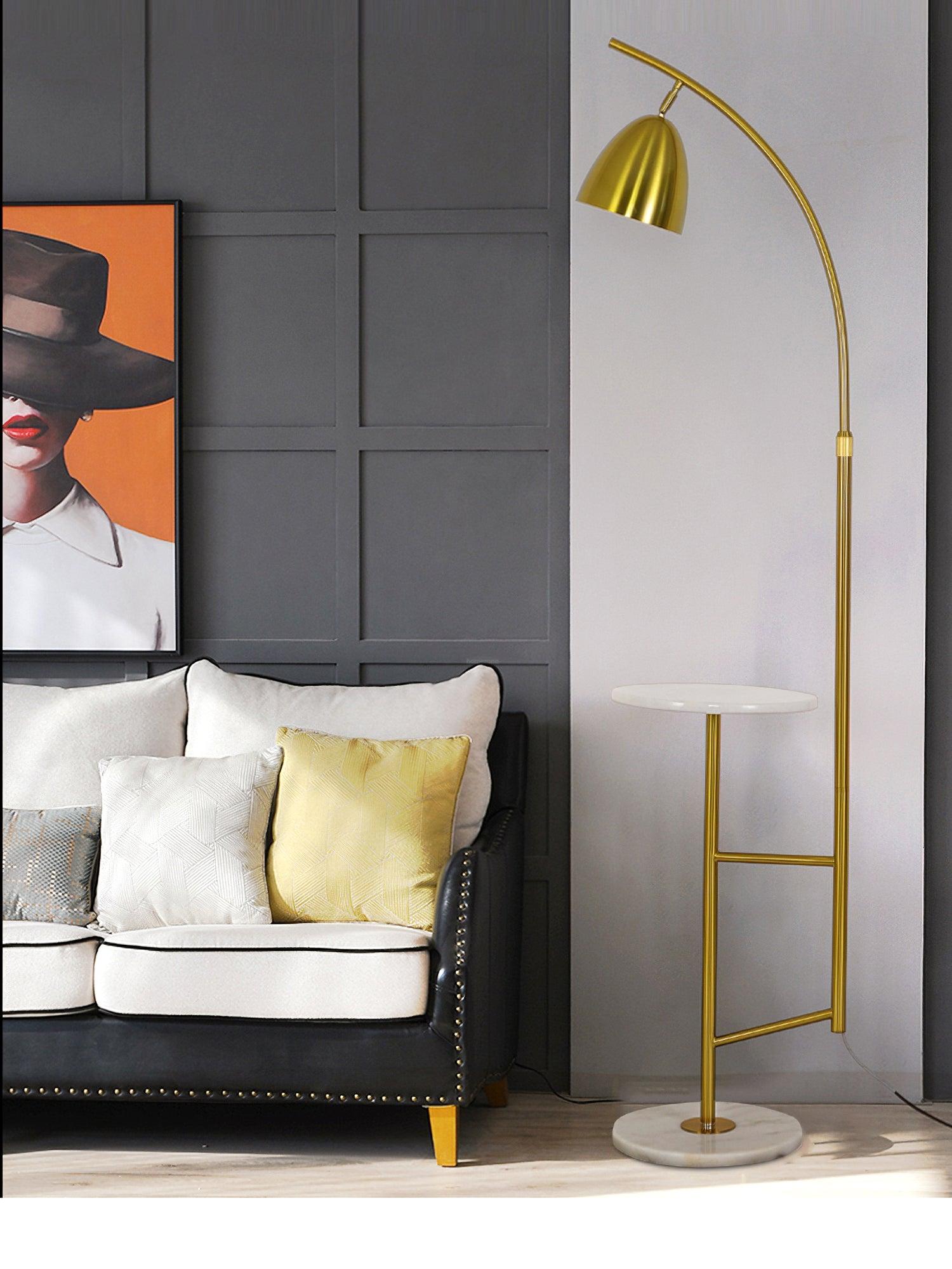Rani Floor Lamp W 13.8″ - Bent-1-Luxehomezone