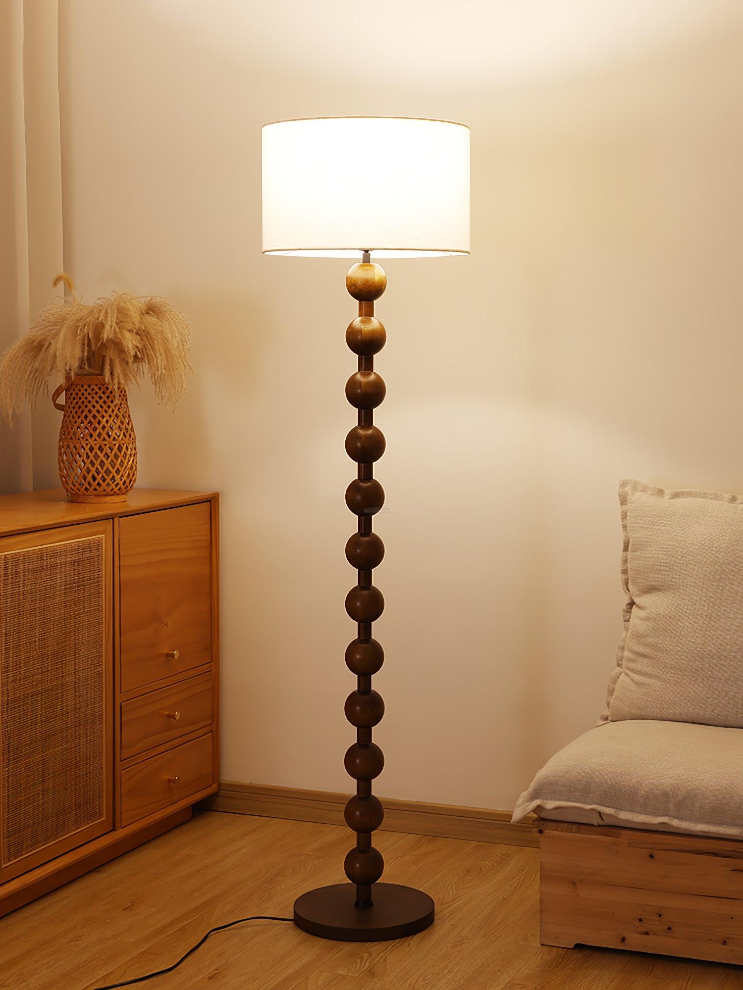 Hugo Barbell Floor Lamp  ∅ 15.7″ - Luxehomezone