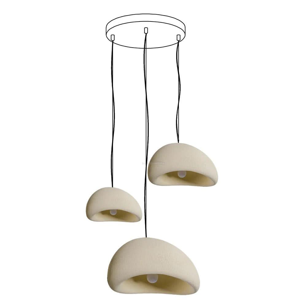 Khmara Chandelier with Rough Combination Type A - Luxehomezone