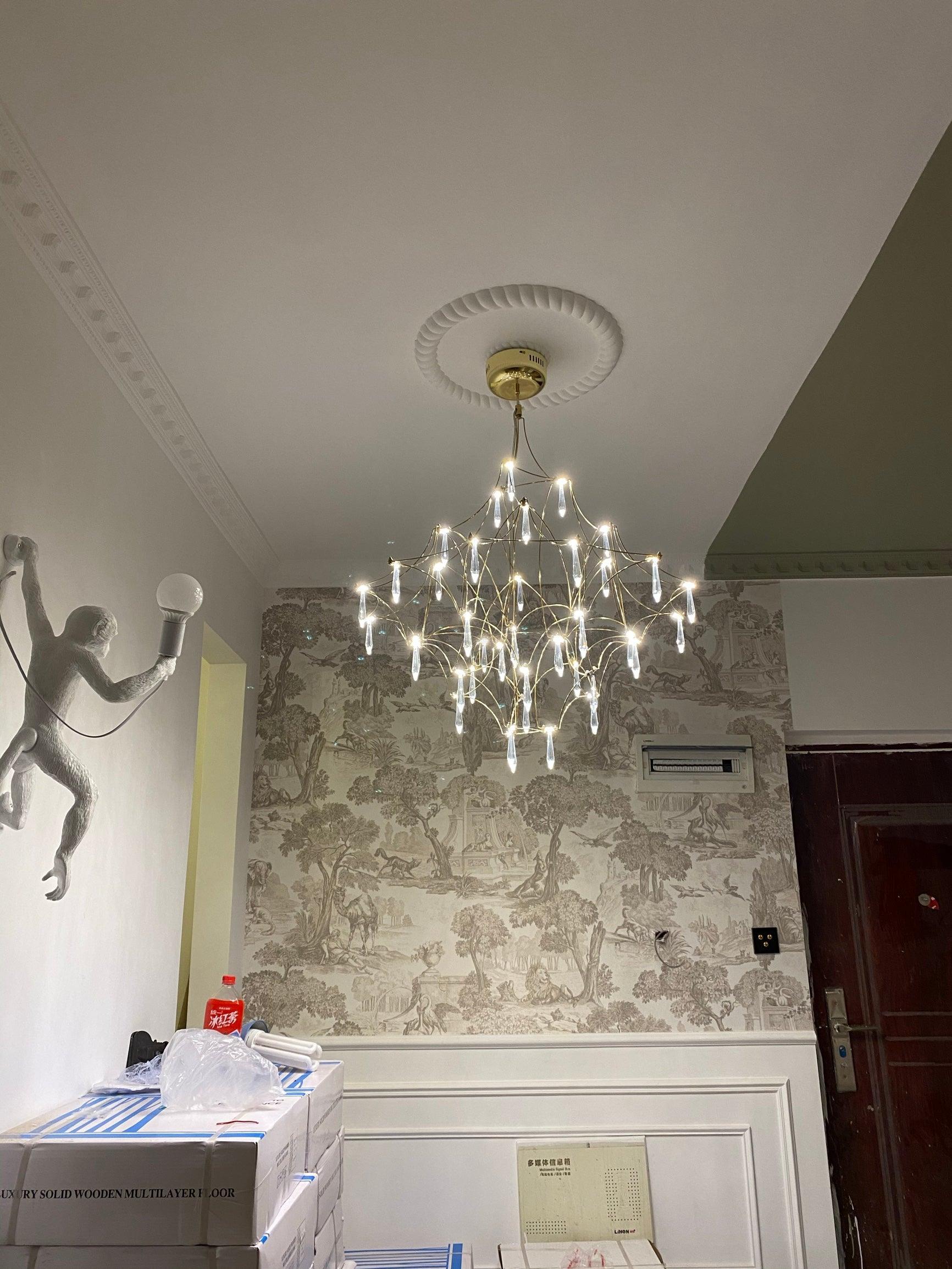 Candle Style Mira Chandeliers ∅ 23.6″ ∅ 31.5″ - Candle-1-Luxehomezone