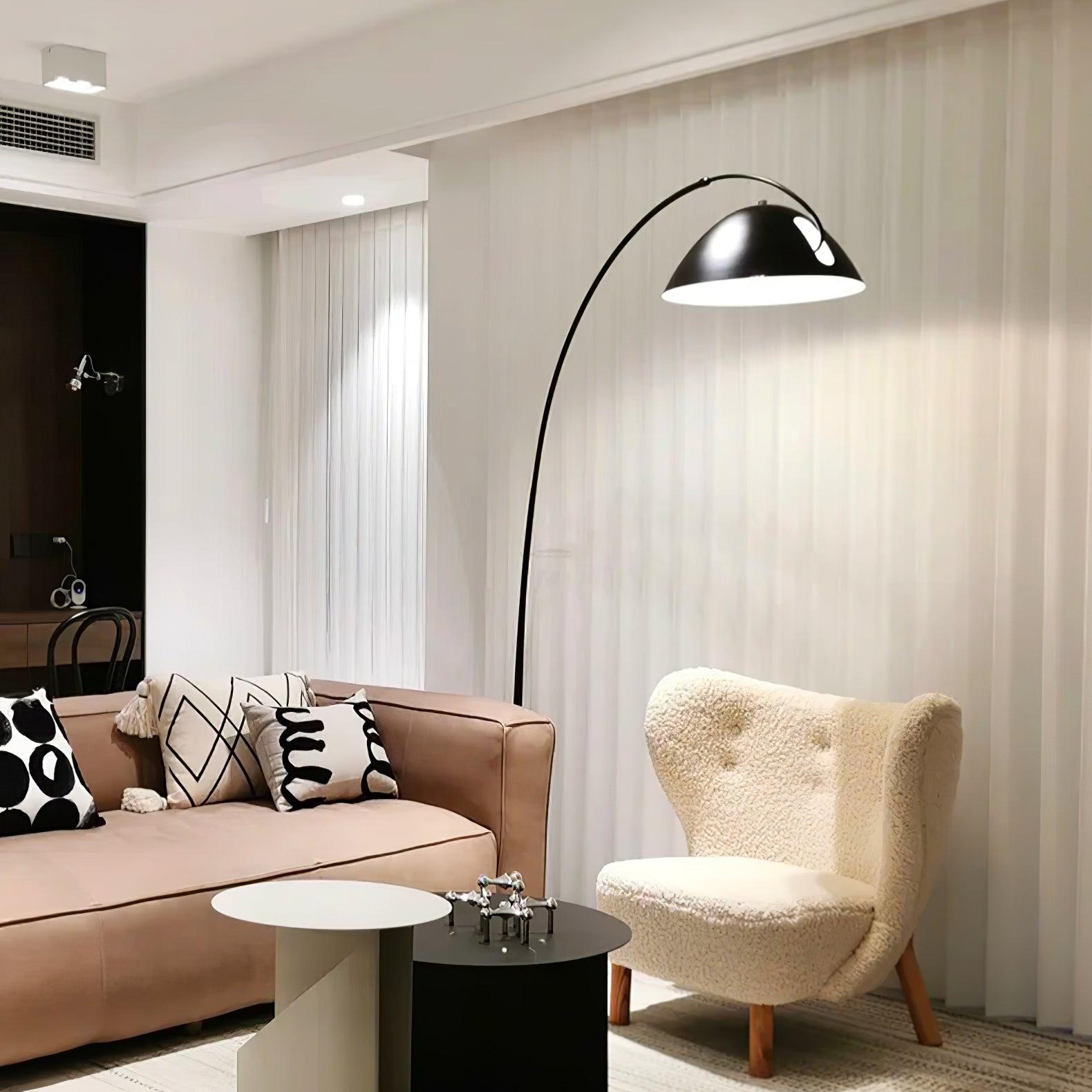 Pluma Floor Lamp ∅ 57.5″ - Bent-1-Luxehomezone