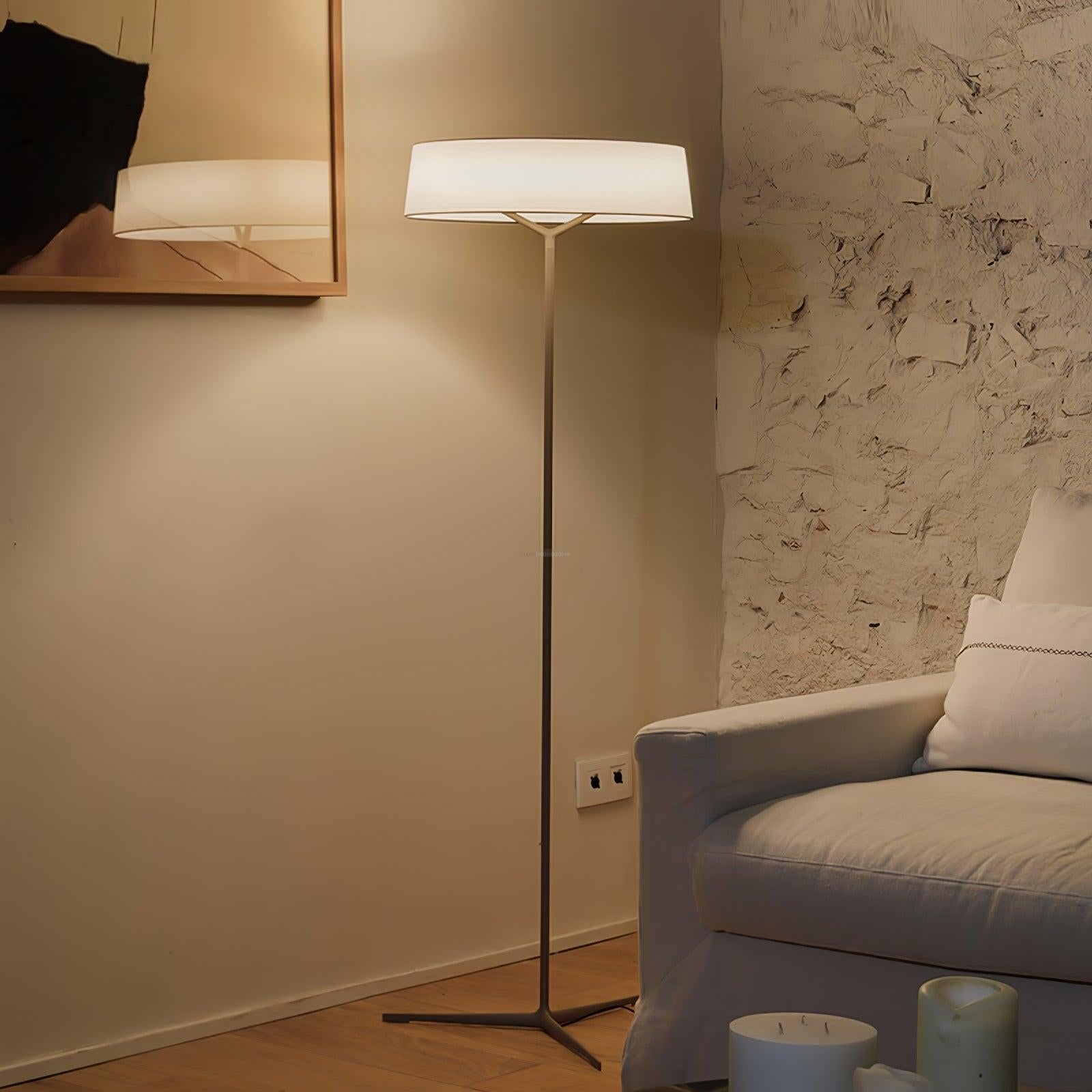 Paper Glow Round Floor Lamp - Paper-1-Luxehomezone