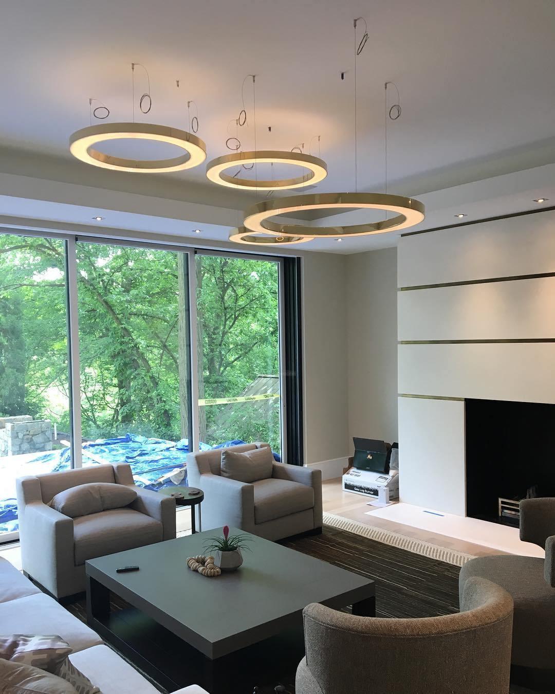 Ring LED Pendant - Straps-1-Luxehomezone