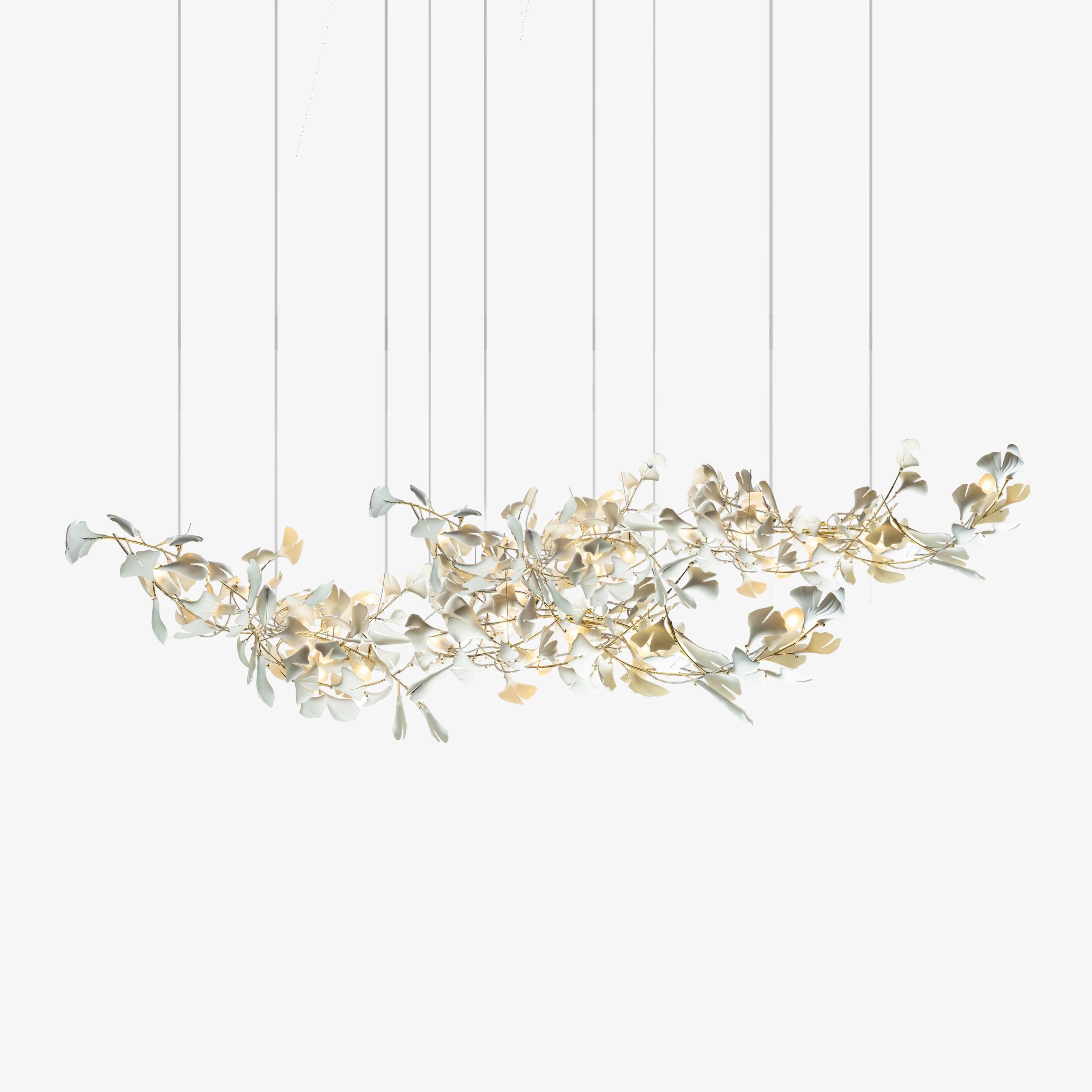 Gingko Chandelier with Double Layer Combination - Gingko, Gingko Chandelier-1-Luxehomezone