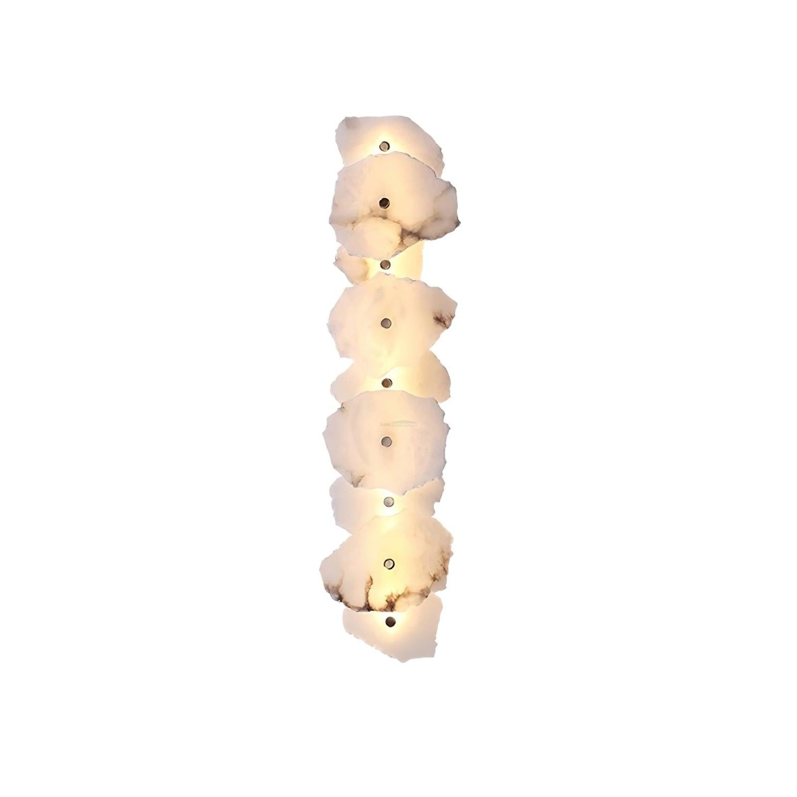 Petra Wall Sconce Alabaster - Alabaster, Alabaster Wall Lamp-1-Luxehomezone