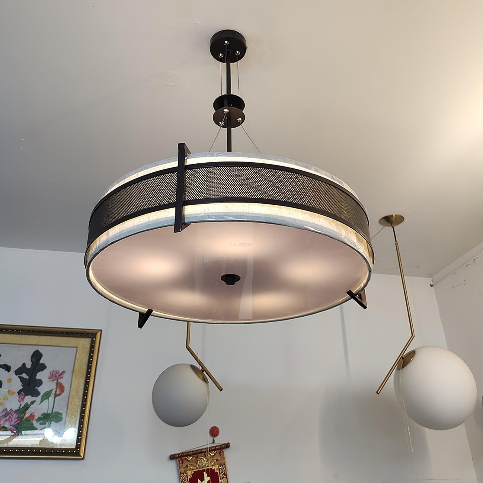 Pedesina Chandelier Φ 23.6″ - Pleated-1-Luxehomezone