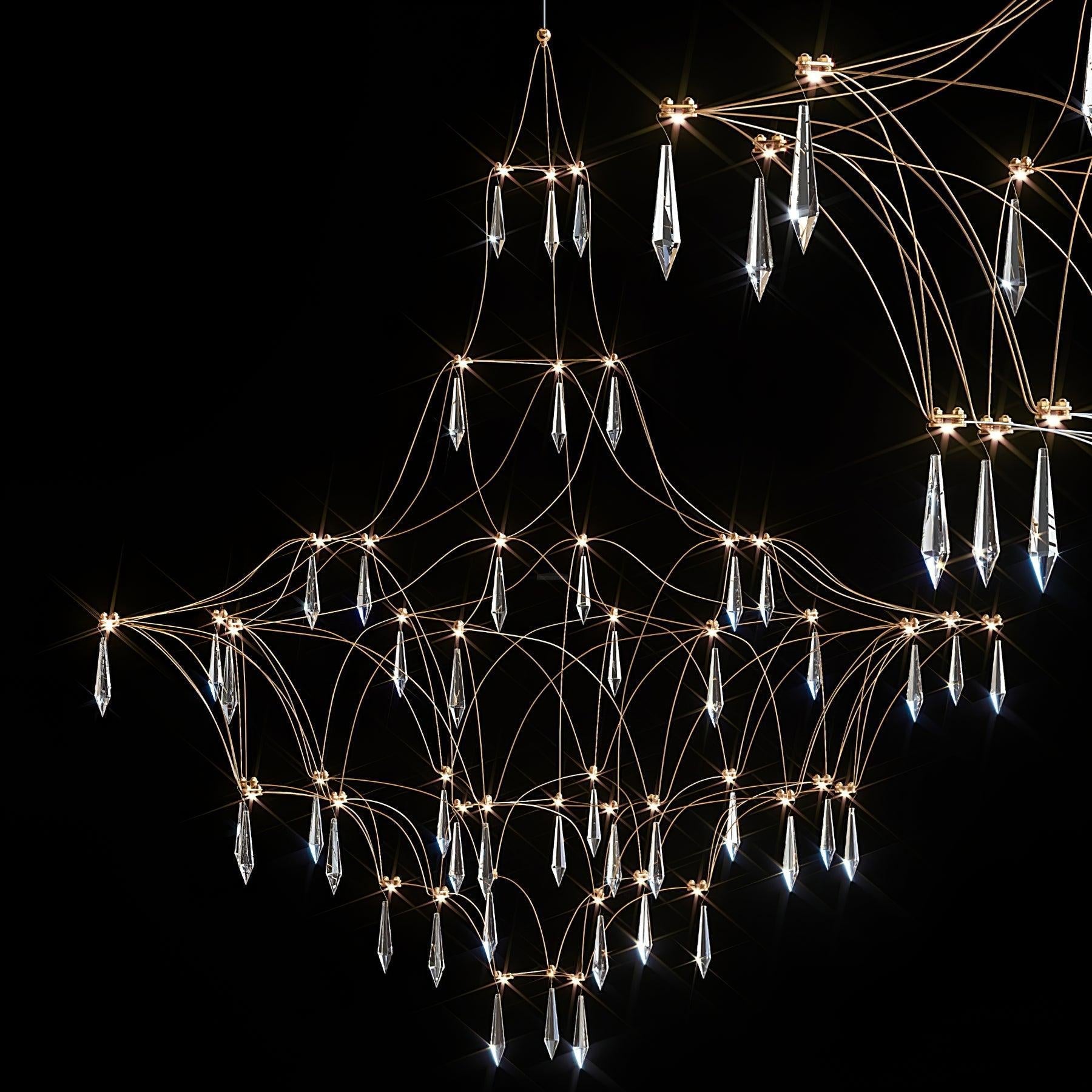 Candle Style Mira Chandeliers ∅ 23.6″ ∅ 31.5″ - Candle-1-Luxehomezone