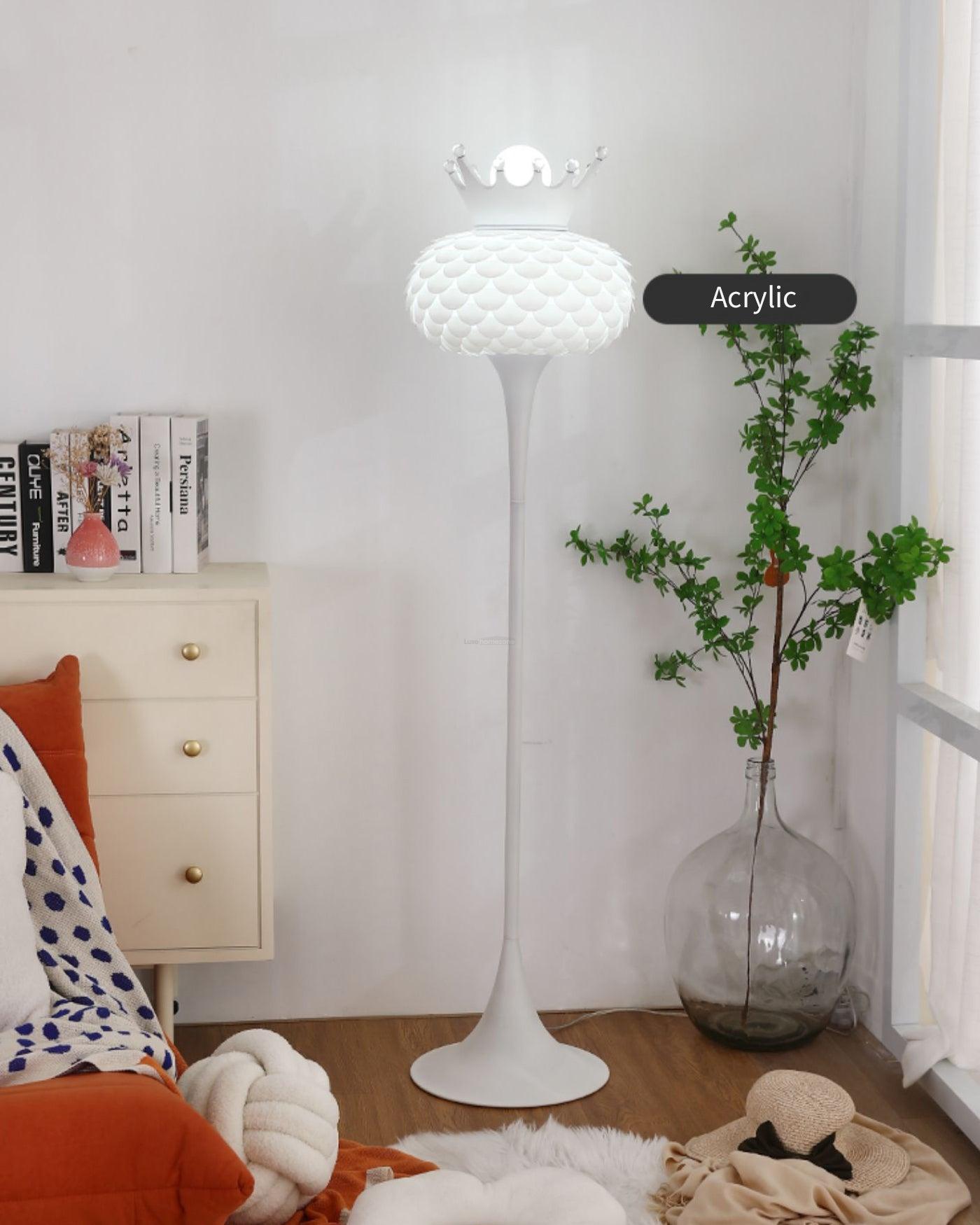 Aluvia Crown Floor Lamp  ∅ 14.9″ - Bubble series-1-Luxehomezone