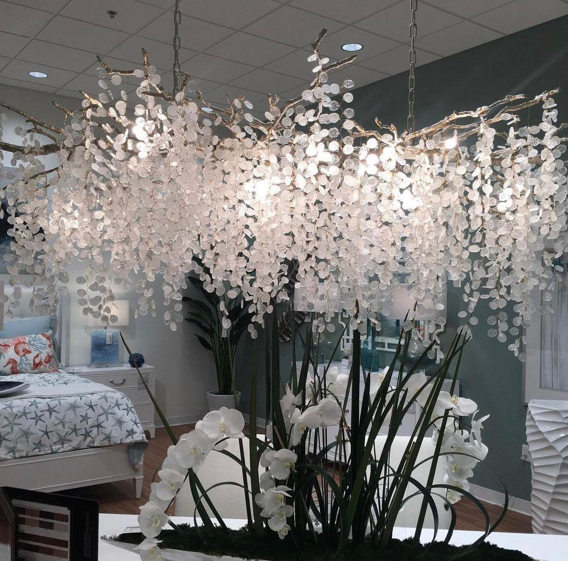 Shiro Noda Crystal Type Chandelier - Branch-1-Luxehomezone