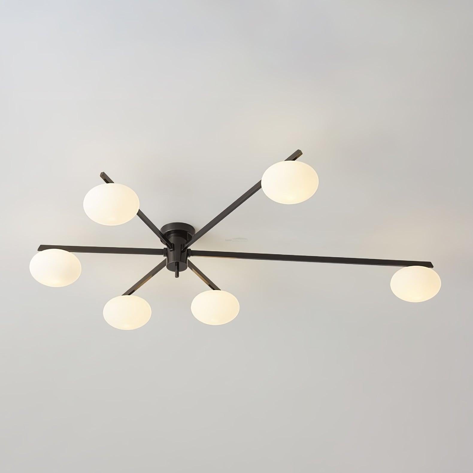 Ceiling Lamp with 3/5/6 heads - Optimized, Semi Flush Mounts-1-Luxehomezone