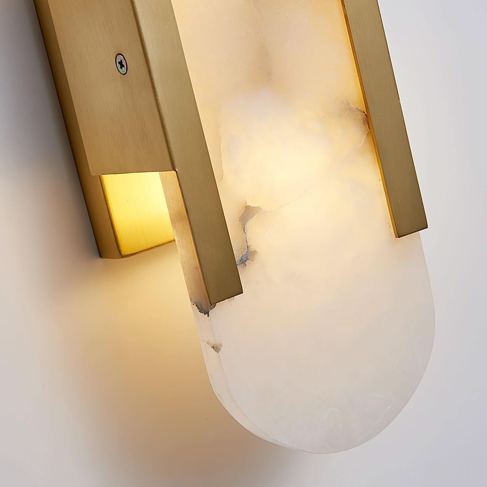Melange Alabaster Wall Lamp - Luxehomezone