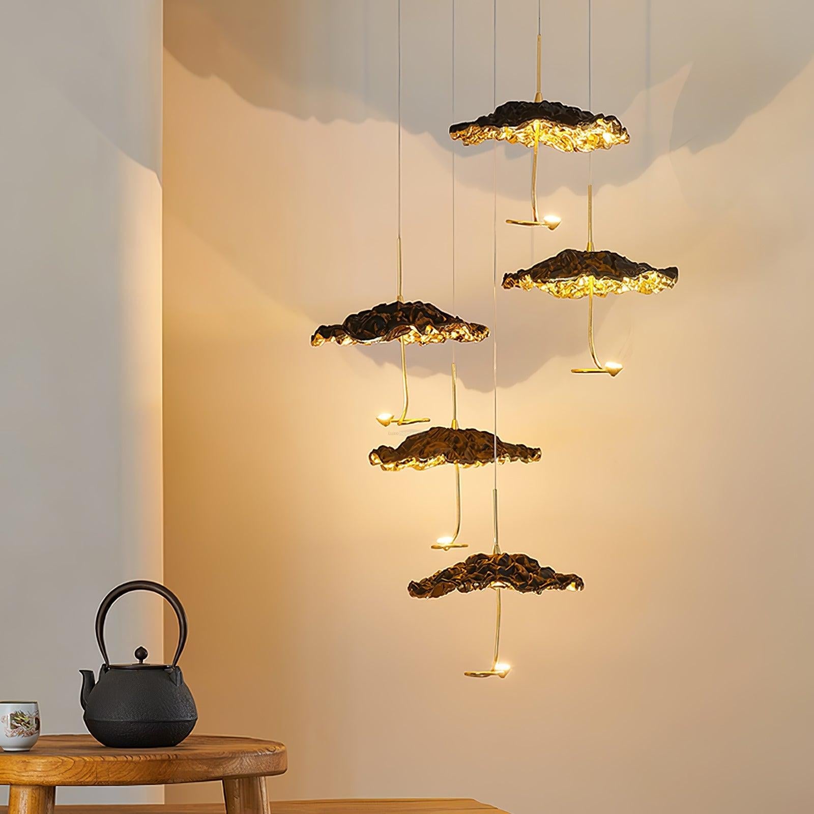 Brass Aviary Constellation Chandelier with 1/3/6/10/17/22 heads - Helia-1-Luxehomezone