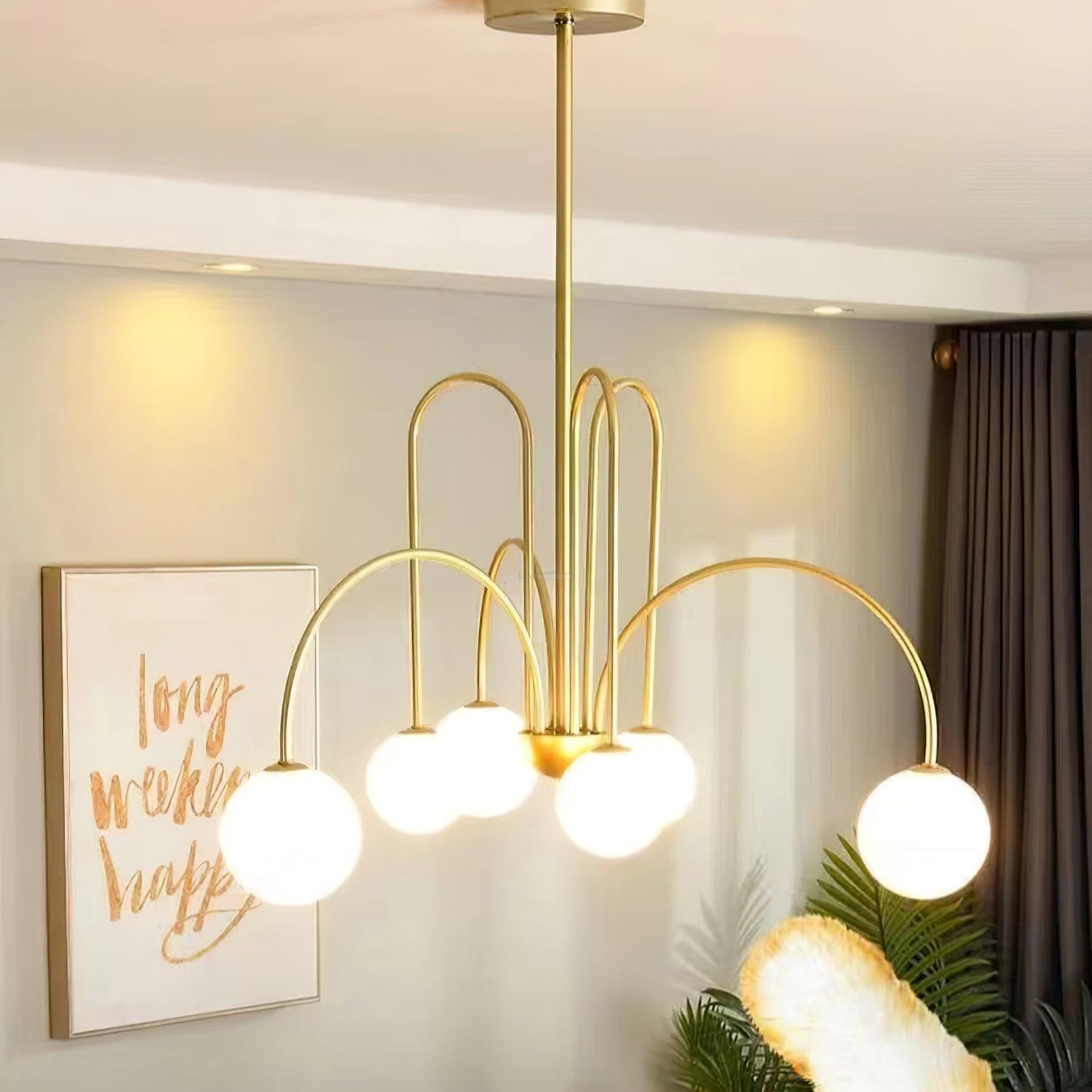 Delaney Chandelier with 6/8 heads - Bend-1-Luxehomezone