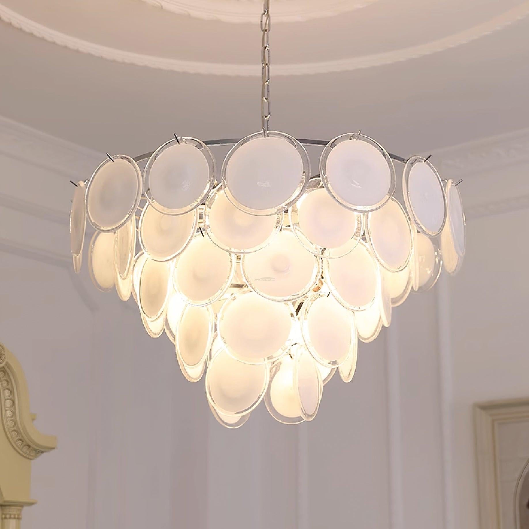 Bettina Murano Chandelier  ∅ 19.6″ - Cylinder-1-Luxehomezone