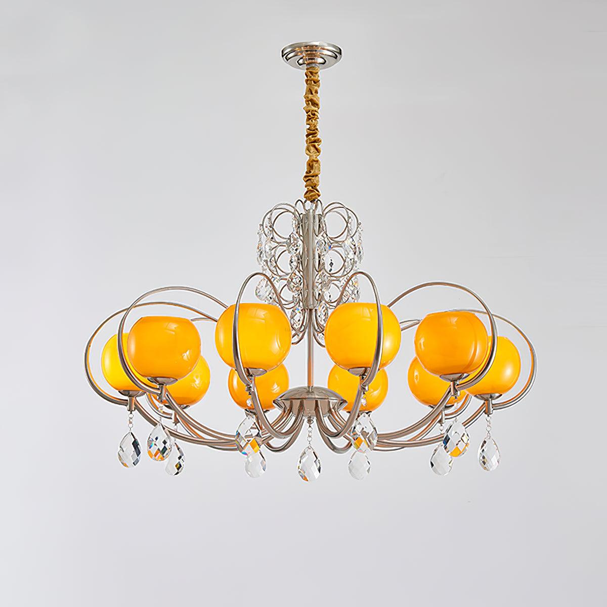 Doria Crystal Chandelier with 6/8/10 heads - Luxehomezone