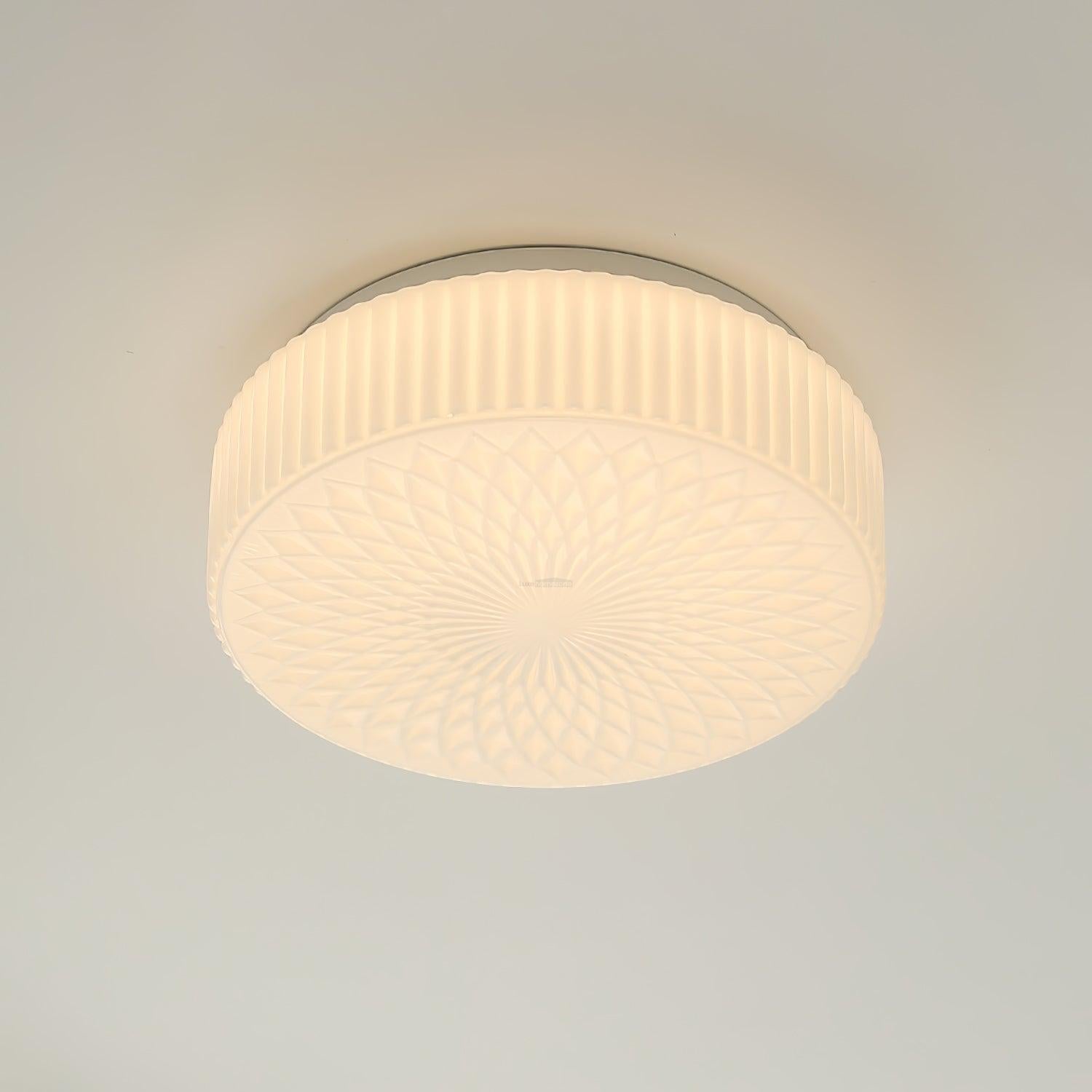 Souffle Ceiling Lamp ∅ 13.8″ - Chloe, Flush Mounts, Optimized-1-Luxehomezone