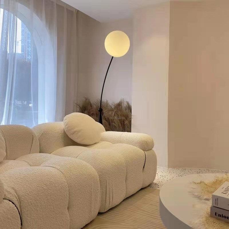 Opal Arc Floor Light - Bent-1-Luxehomezone