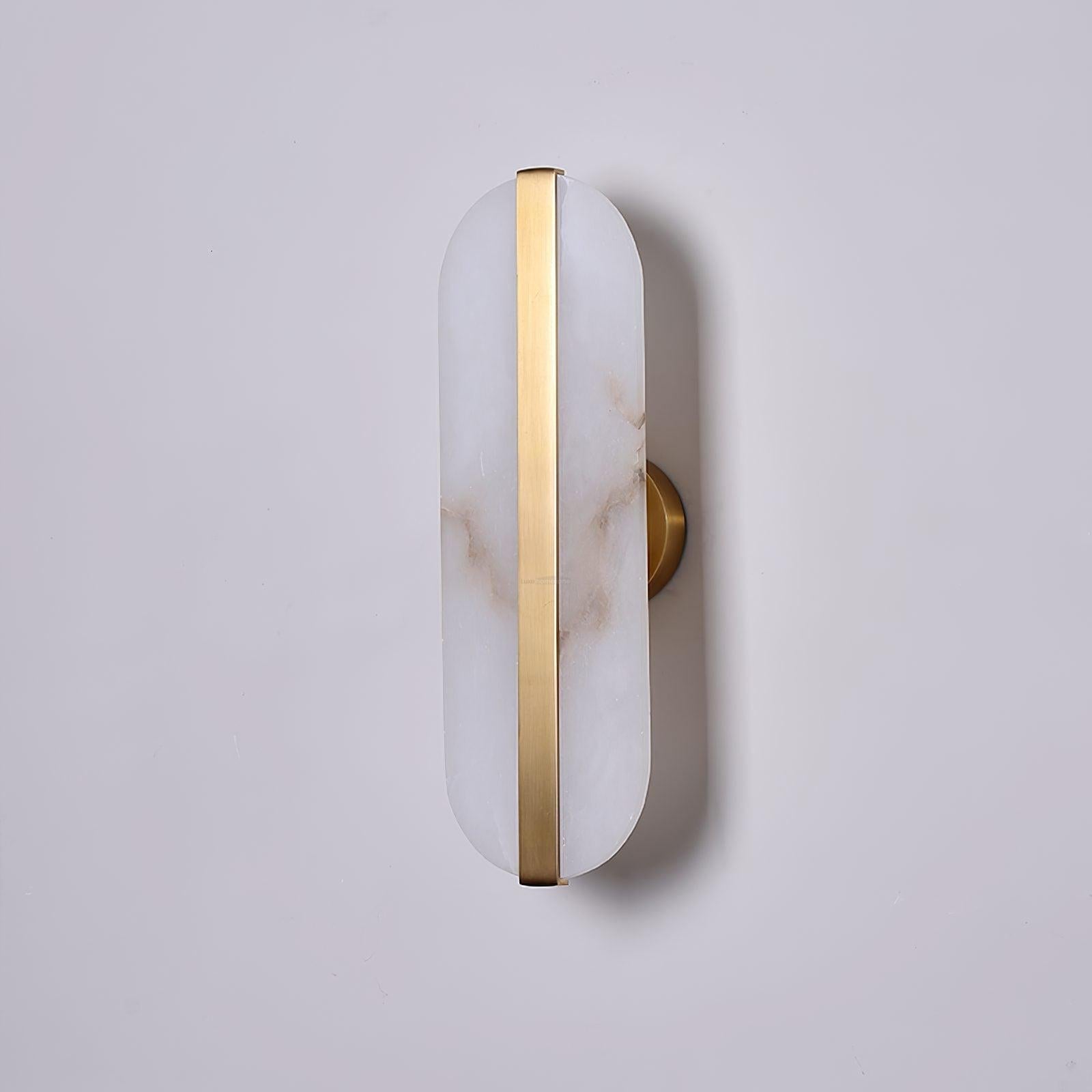 Stone Alabaster LED Wall Sconce - Alabaster, Alabaster Wall Lamp-1-Luxehomezone