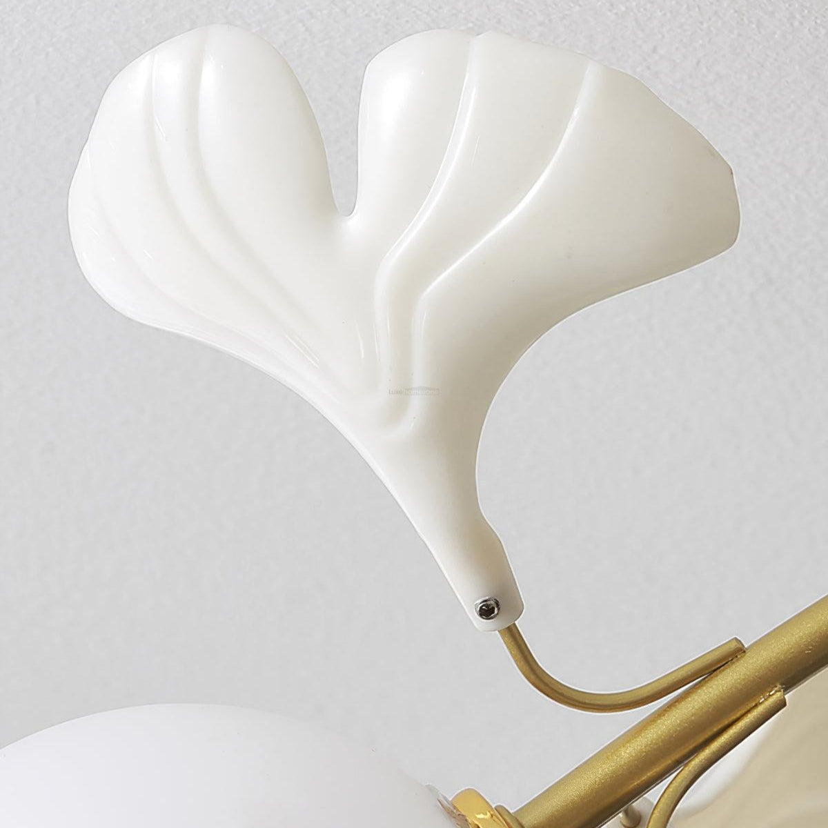 Ginkgo Glass Ceiling Lamp ∅ 39.4″ - Bend, Semi Flush Mounts-1-Luxehomezone