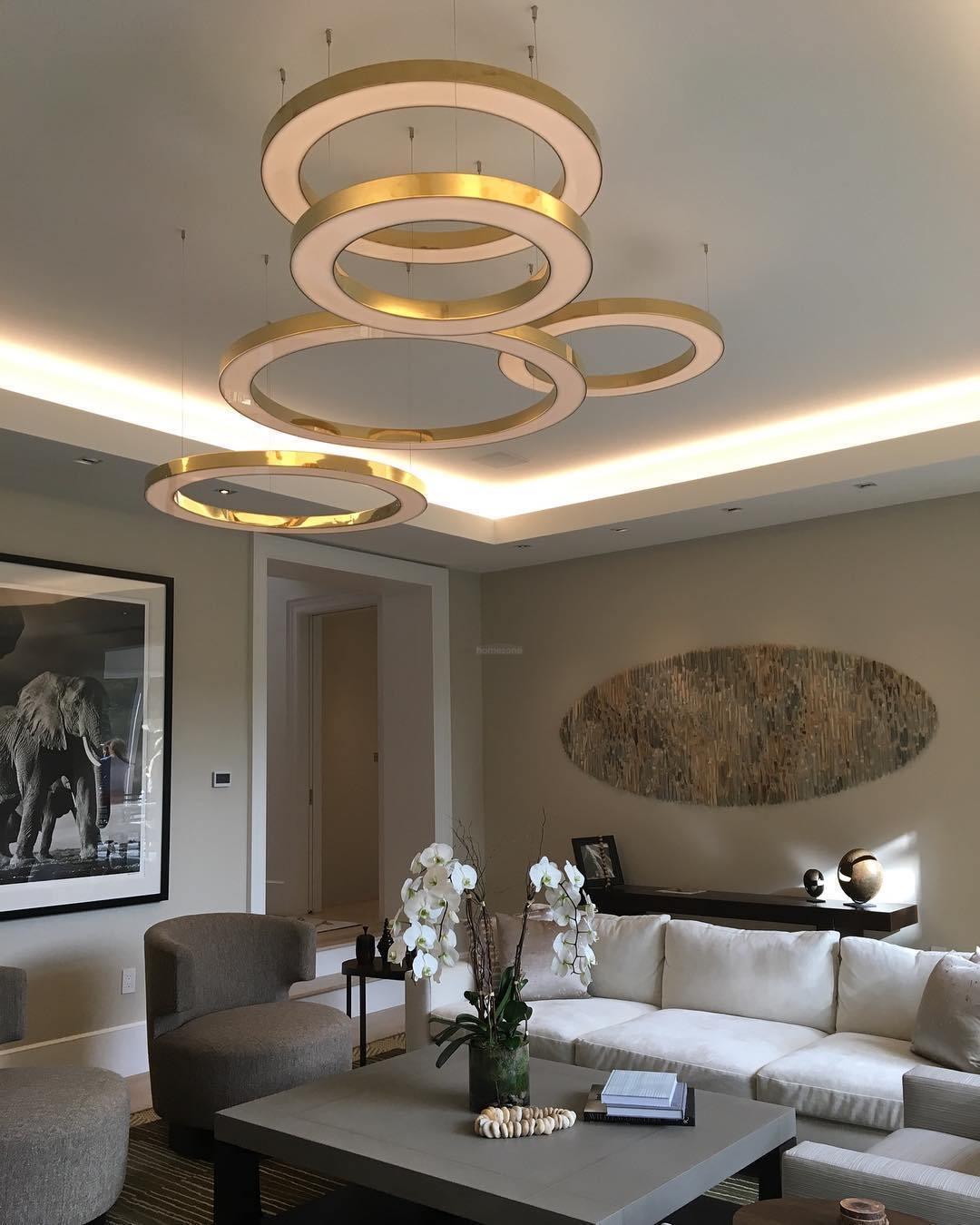 Ring LED Pendant - Straps-1-Luxehomezone