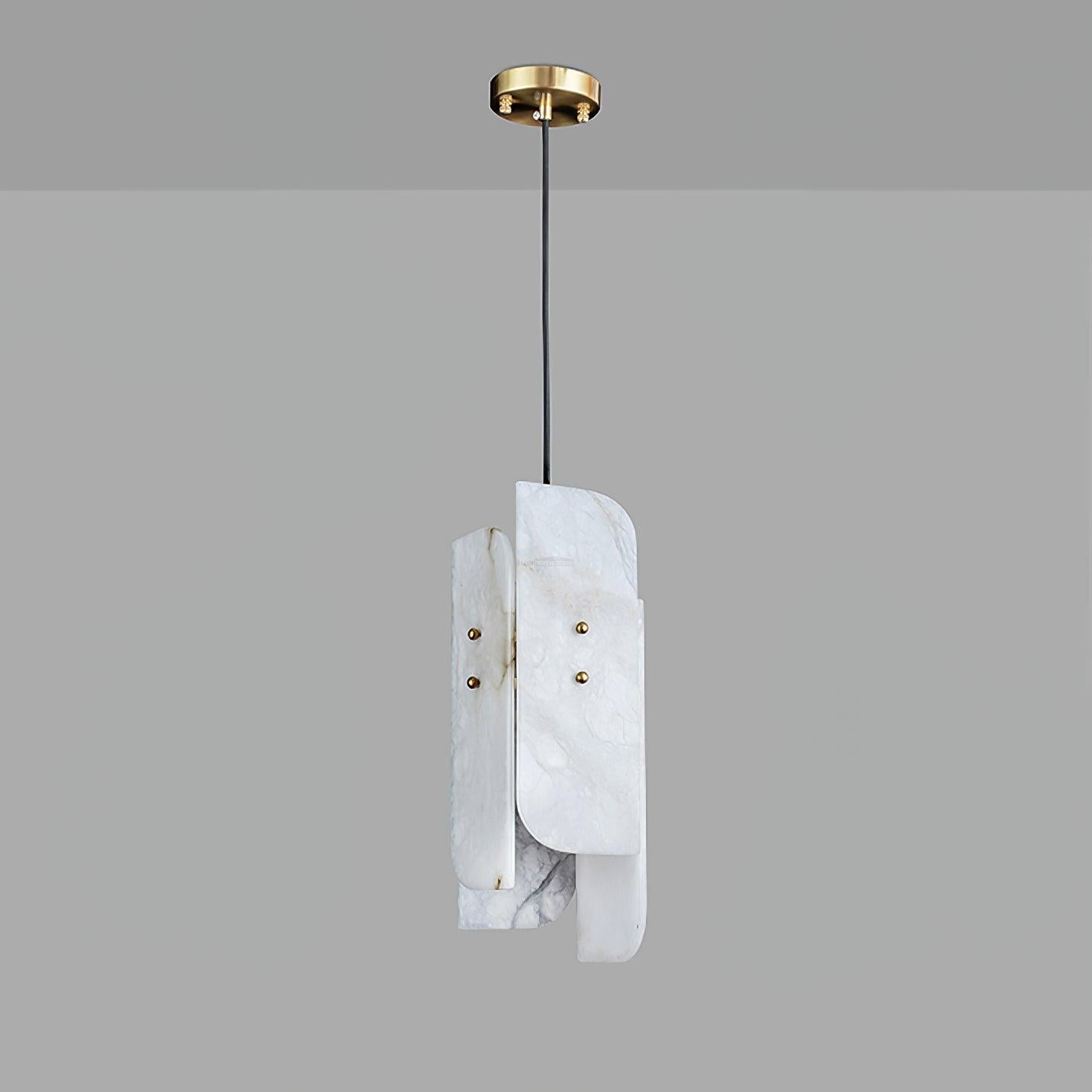 Megalith Alabaster Mini  Pendant Light - Alabaster, Alabaster Pendant-1-Luxehomezone