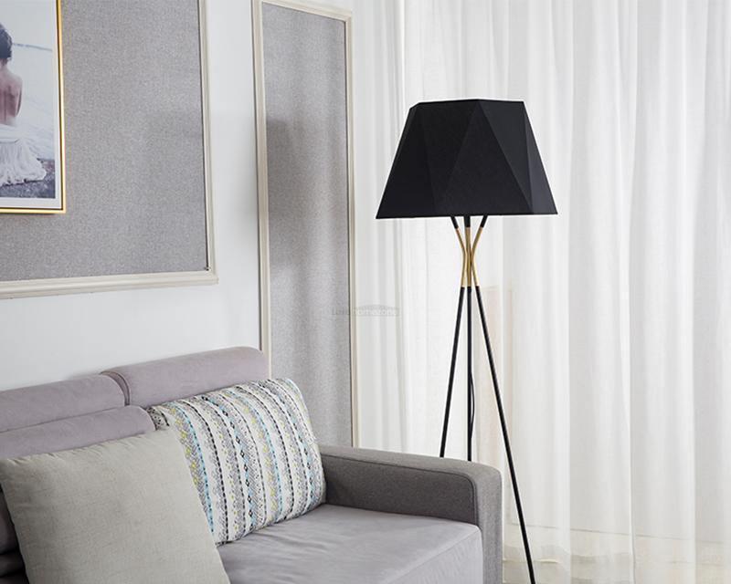 Solitaire Floor Lamp ∅ 21.7″ - Geometry-1-Luxehomezone