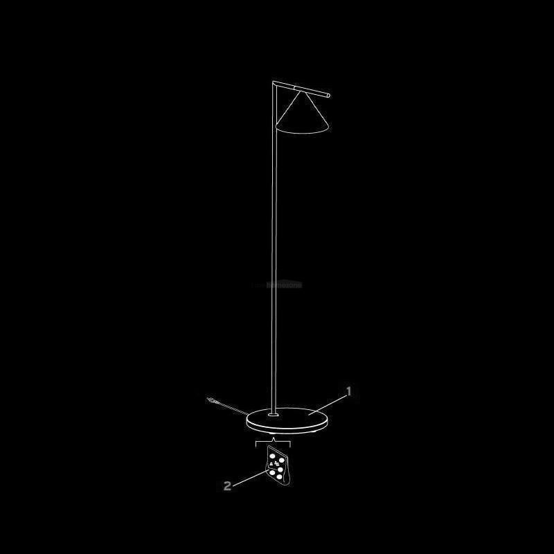 Captain Flint Floor Lamp ∅ 11.8″ - Luxehomezone