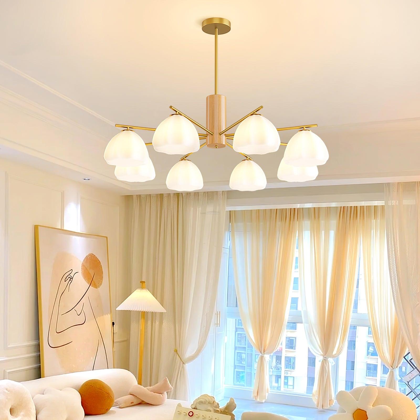 Little Clouds Round/Linear Chandelier - Zahara-1-Luxehomezone
