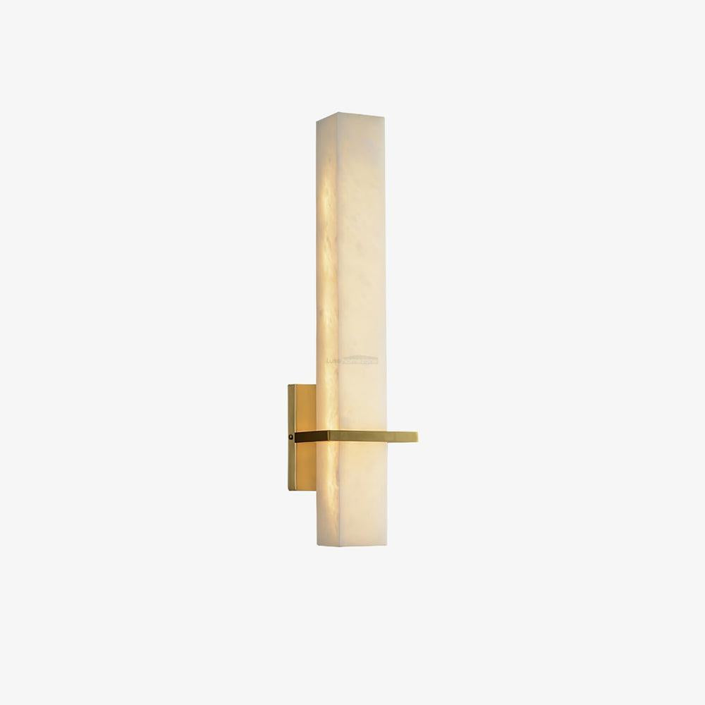 Milan Alabaster Wall Sconce Style A - Alabaster, Alabaster Wall Lamp-1-Luxehomezone