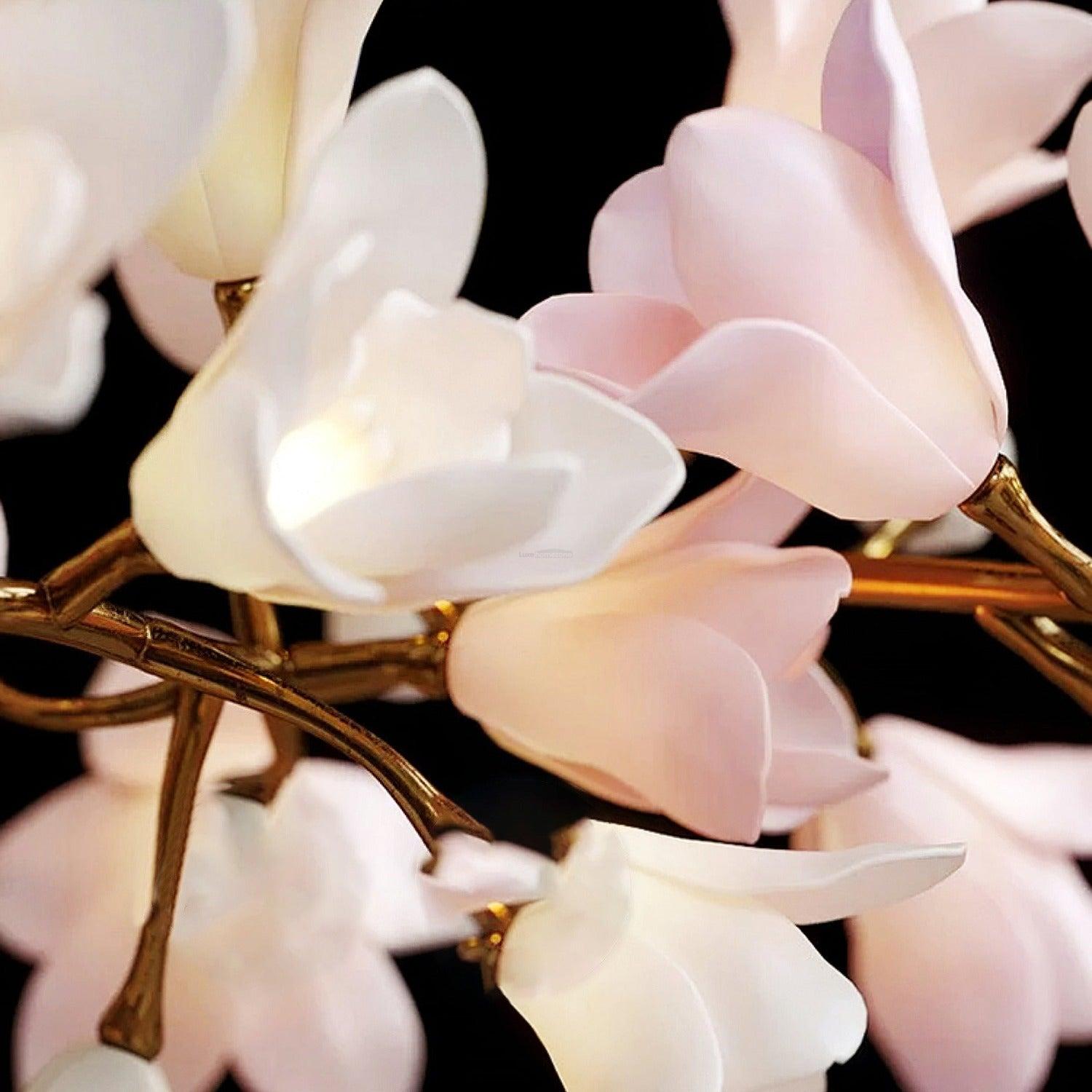 Circular Flower Blossom Chandelier - Karen-1-Luxehomezone