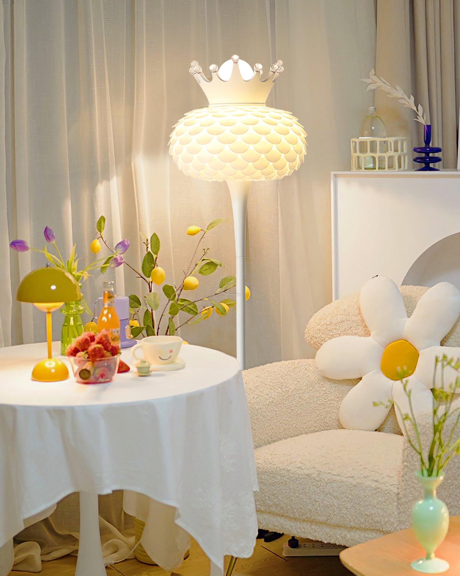 Aluvia Crown Floor Lamp  ∅ 14.9″ - Bubble series-1-Luxehomezone