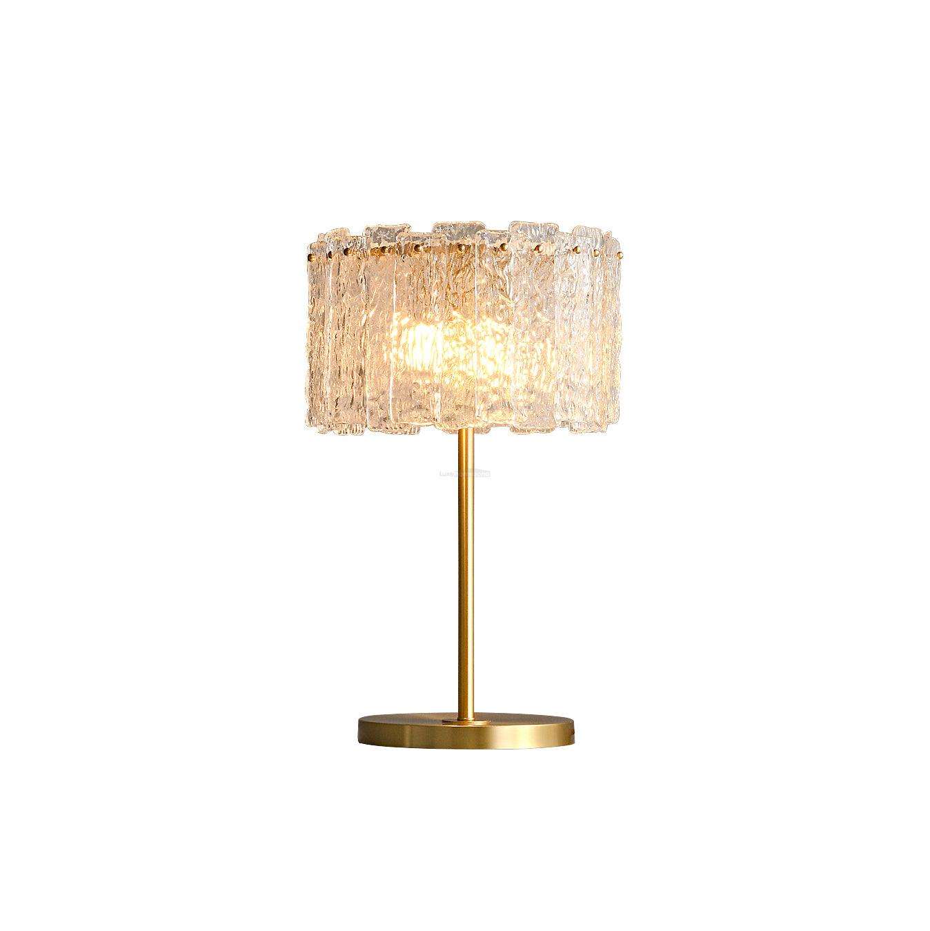Skylar Table Lamp ∅ 13.7″ - Frosted-1-Luxehomezone