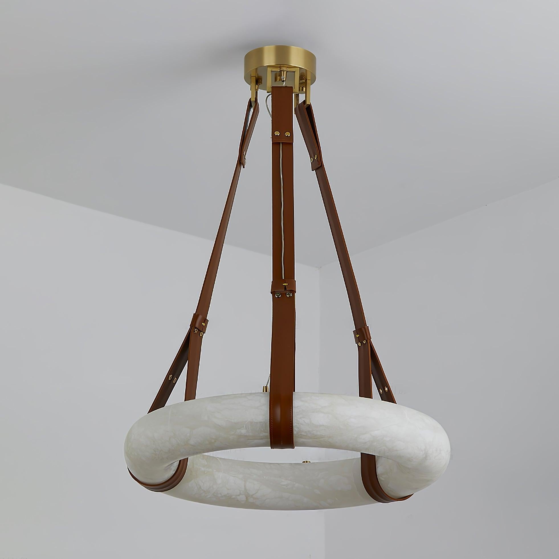 Oslo Alabaster Pendant Light Style B - Alabaster, Alabaster Chandelier-1-Luxehomezone