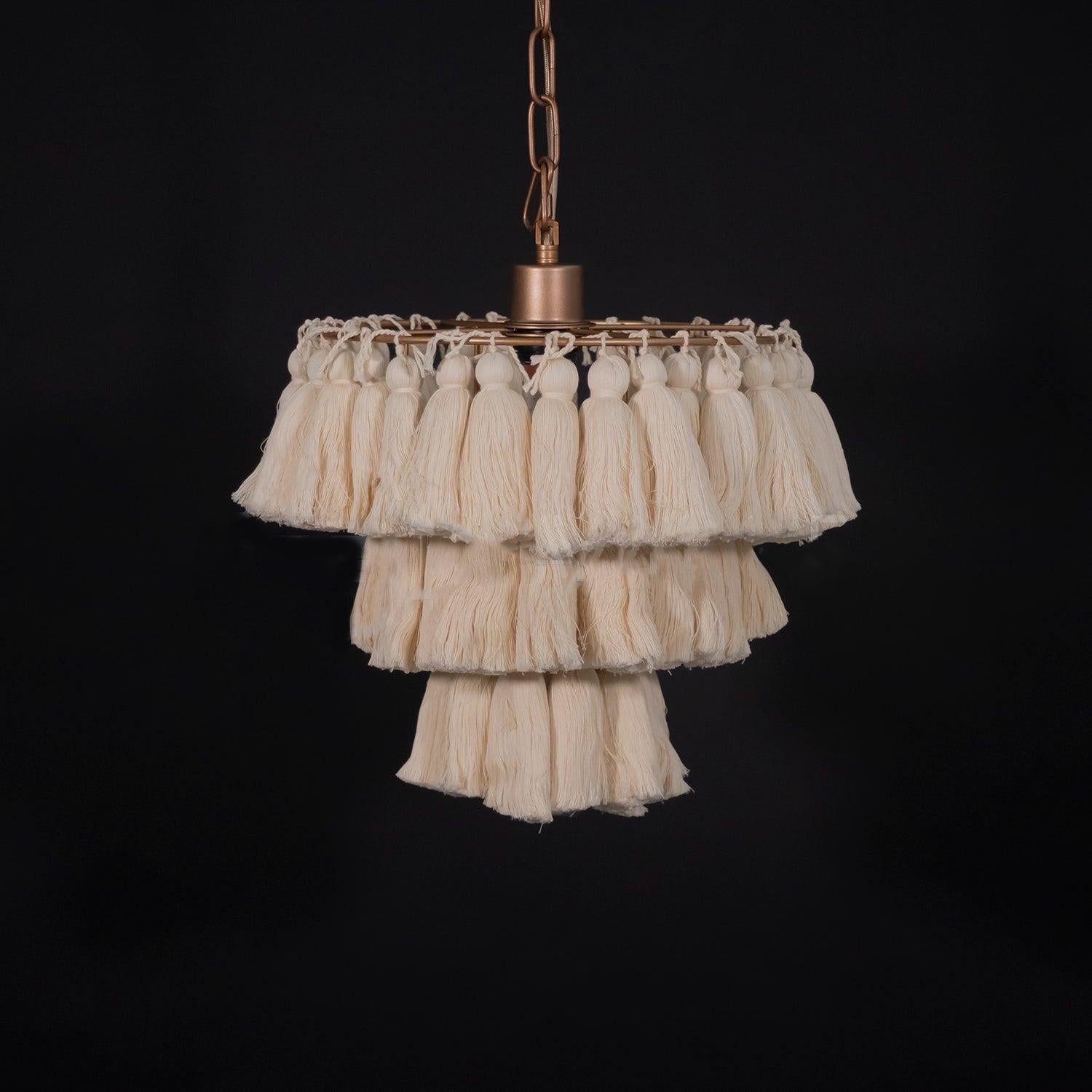 Fela Tassel Chandelier ∅ 11.8″~∅ 25.6″ - Tassel-1-Luxehomezone