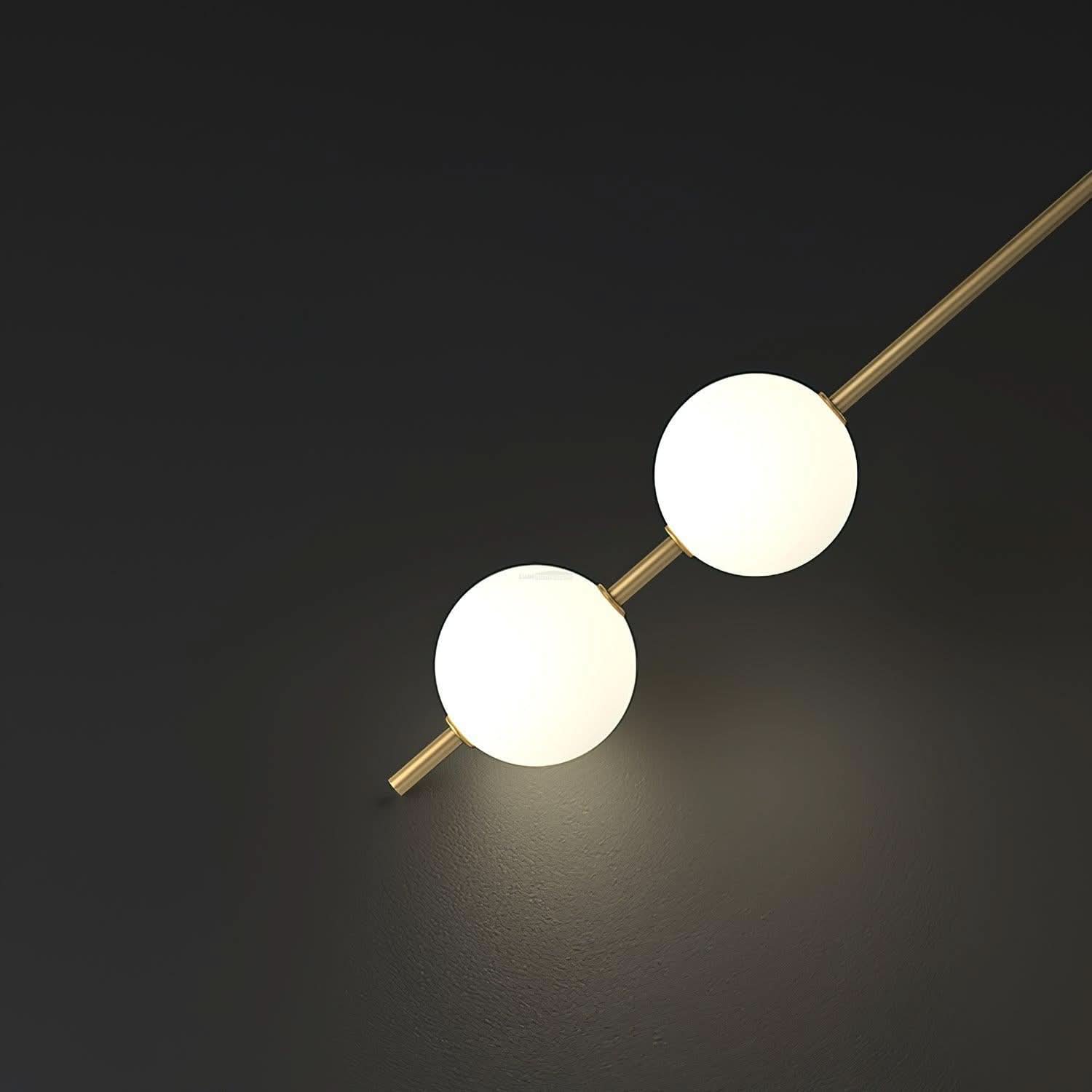 Vertical Balls Wall Sconce - Luxehomezone